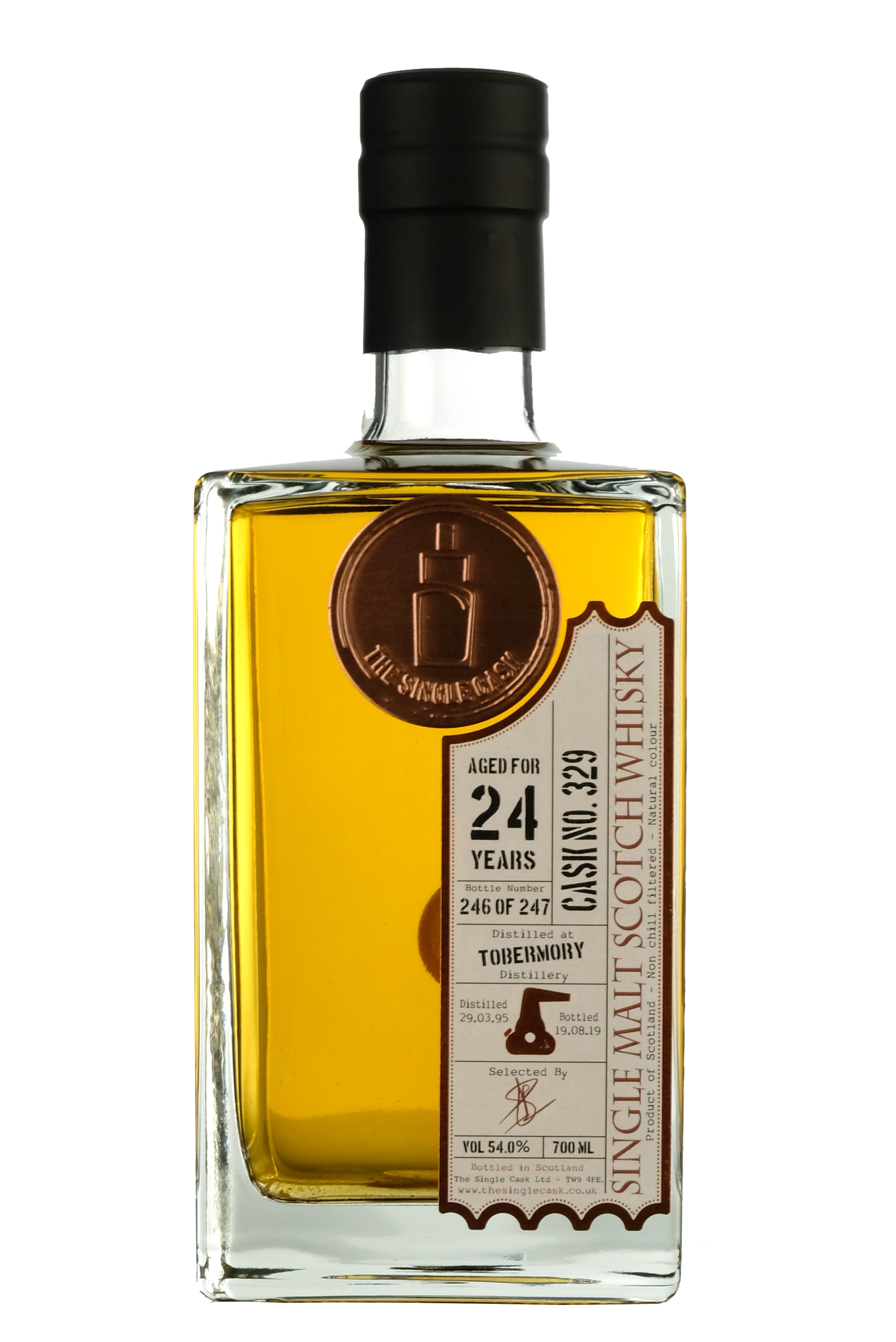 Tobermory 1995-2019 | 24 Year Old The Single Cask | Cask 329