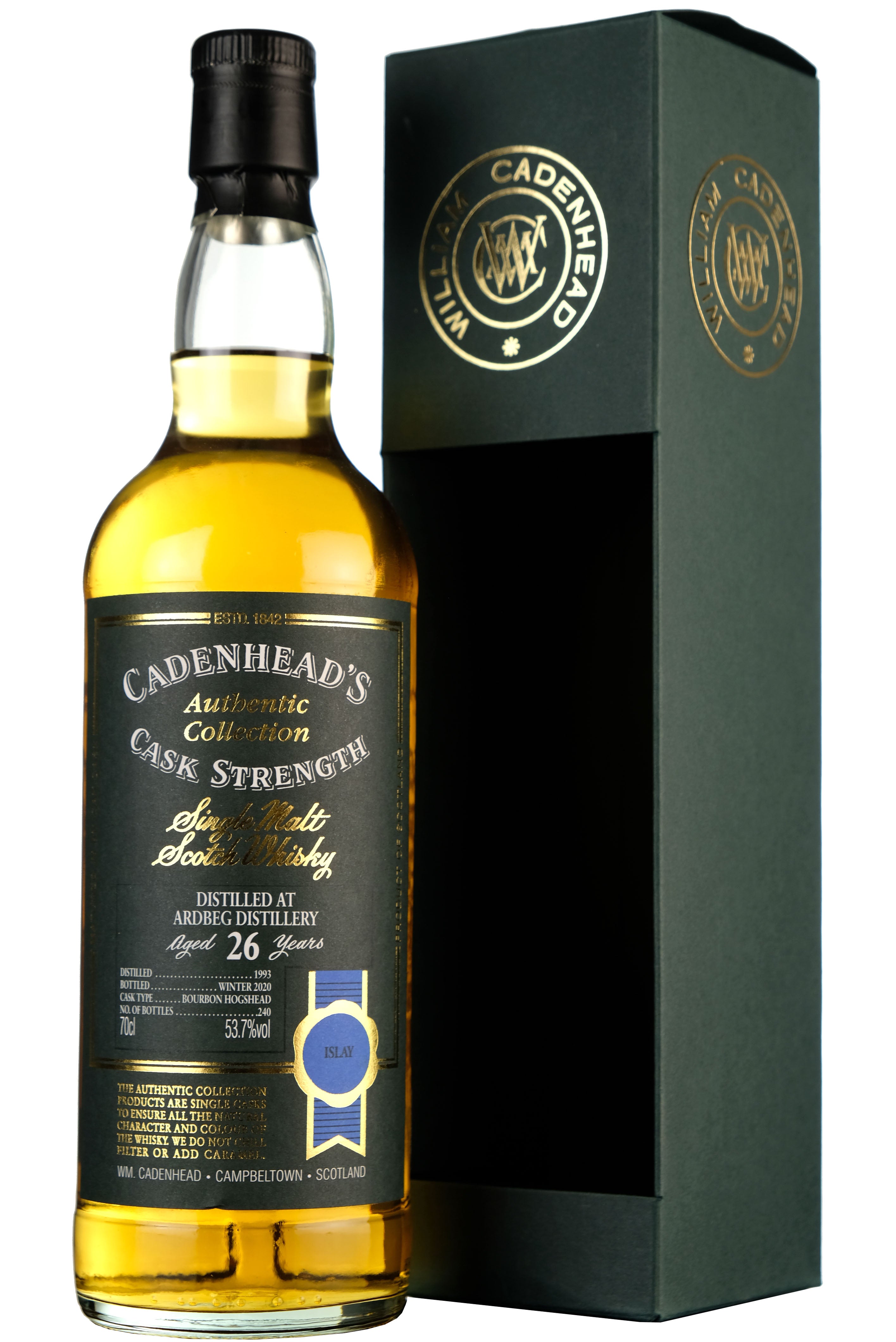 Ardbeg 1993-2020 | 26 Year Old | Cadenhead's Authentic Collection