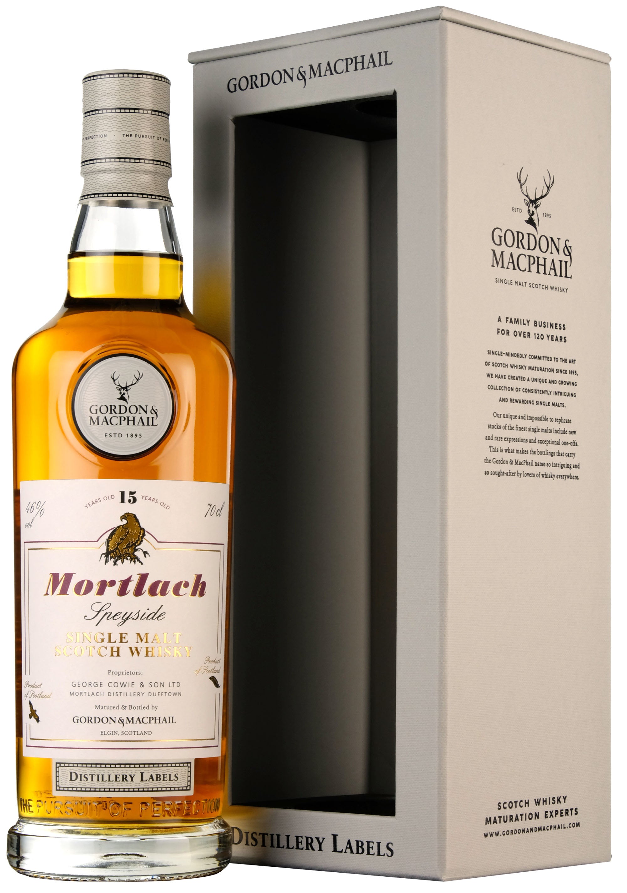 Mortlach 15 Year Old Gordon & MacPhail Distillery Labels - Whisky ...
