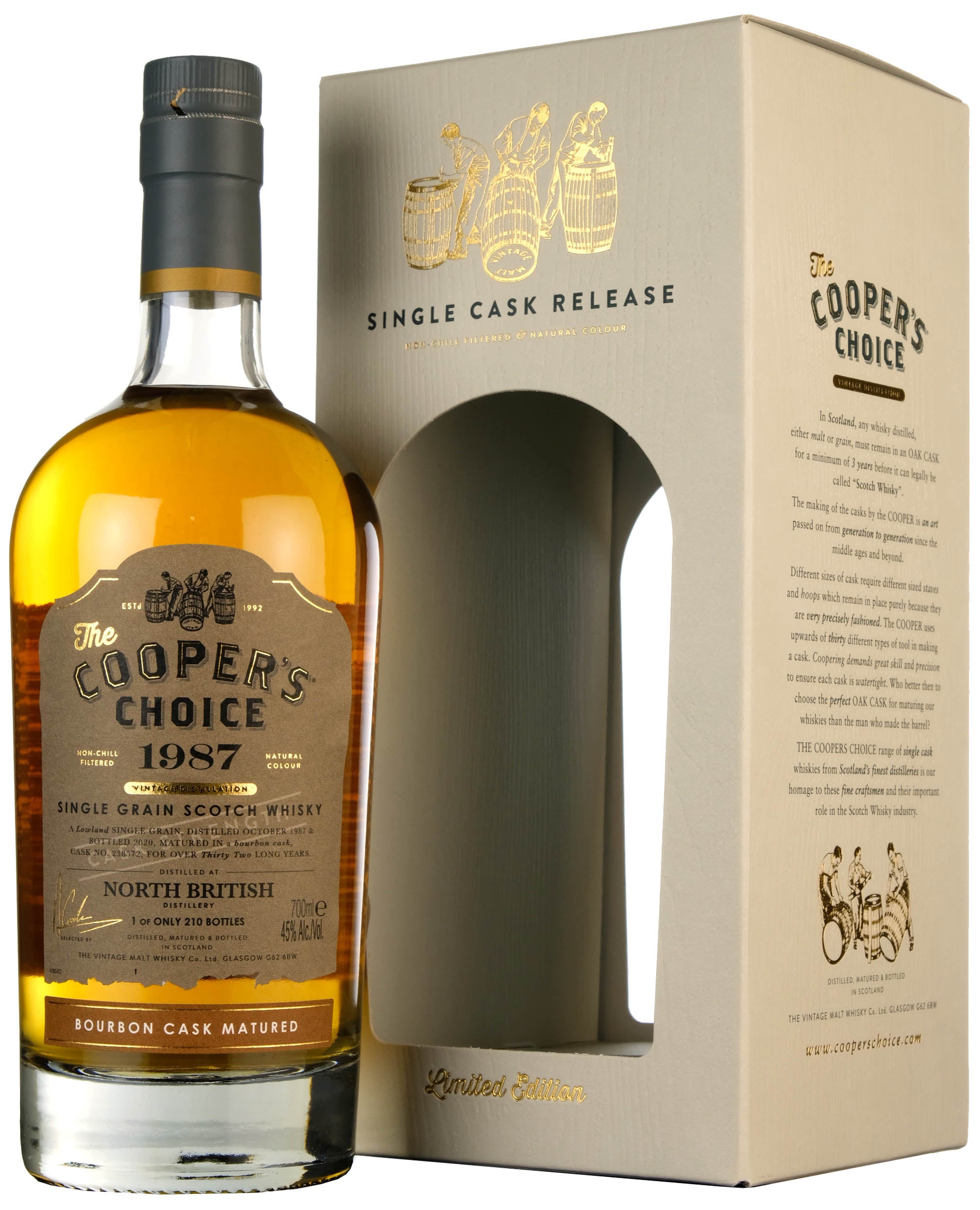 North British 1987-2020 | 32 Year Old Cooper's Choice Single Cask 238572