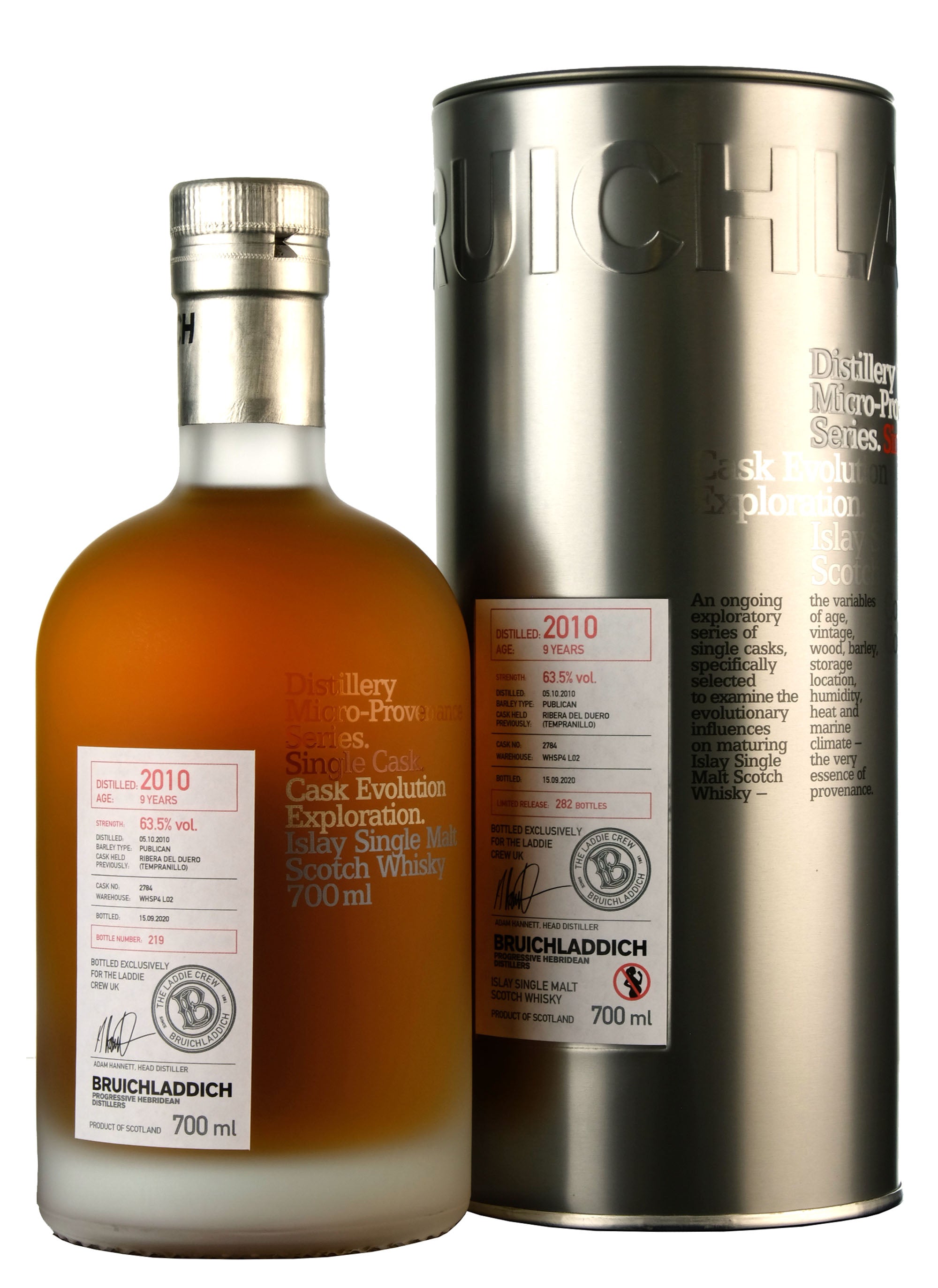 Bruichladdich 2010-2020 | 9 Year Old Micro-Provenance Cask 2784