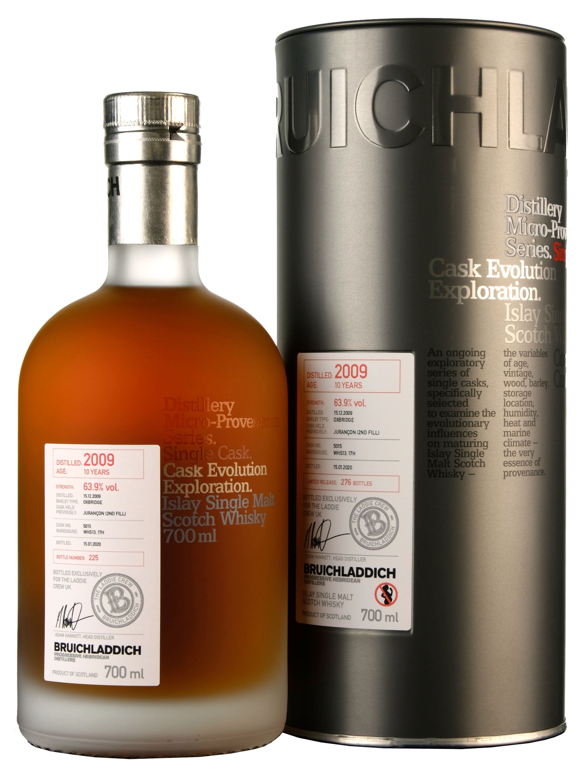 Bruichladdich 2009-2020 | 10 Year Old Micro-Provenance Cask 5015