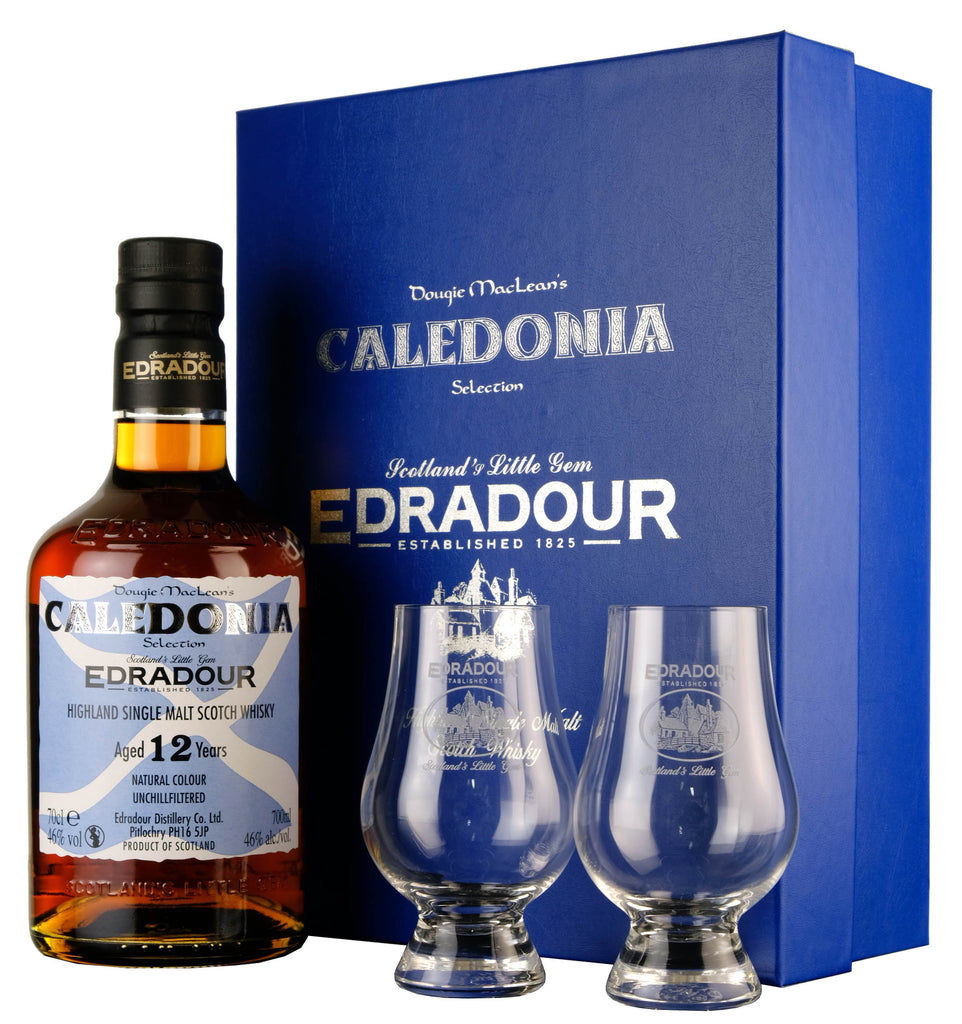 Edradour 12 Year Old Caledonia Glass Pack