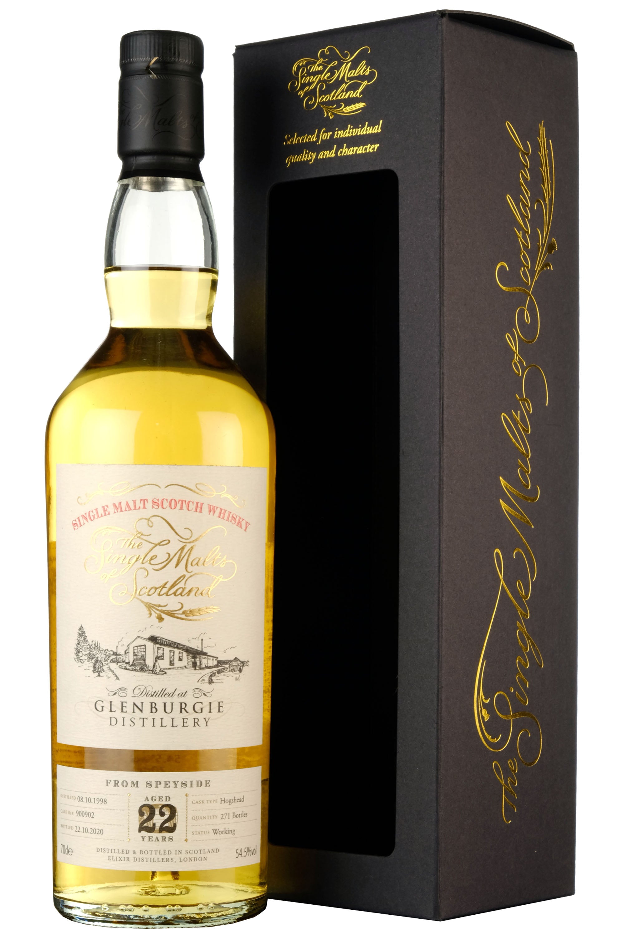 Glenburgie 1998-2020 | 22 Year Old | The Single Malts Of Scotland | Single Cask 900902