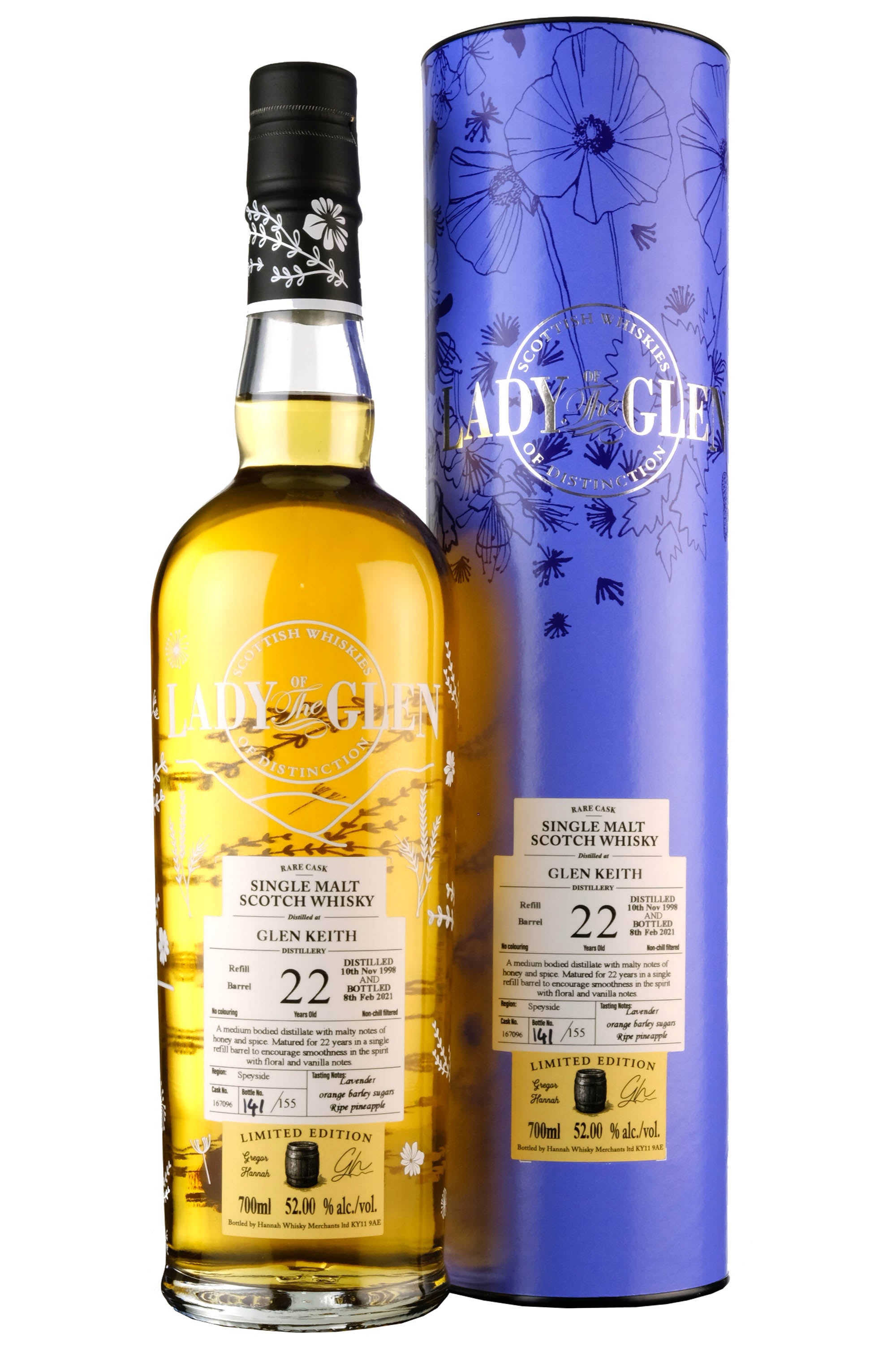 Glen Keith 1998-2021 | 22 Year Old | Lady Of The Glen Cask 167096