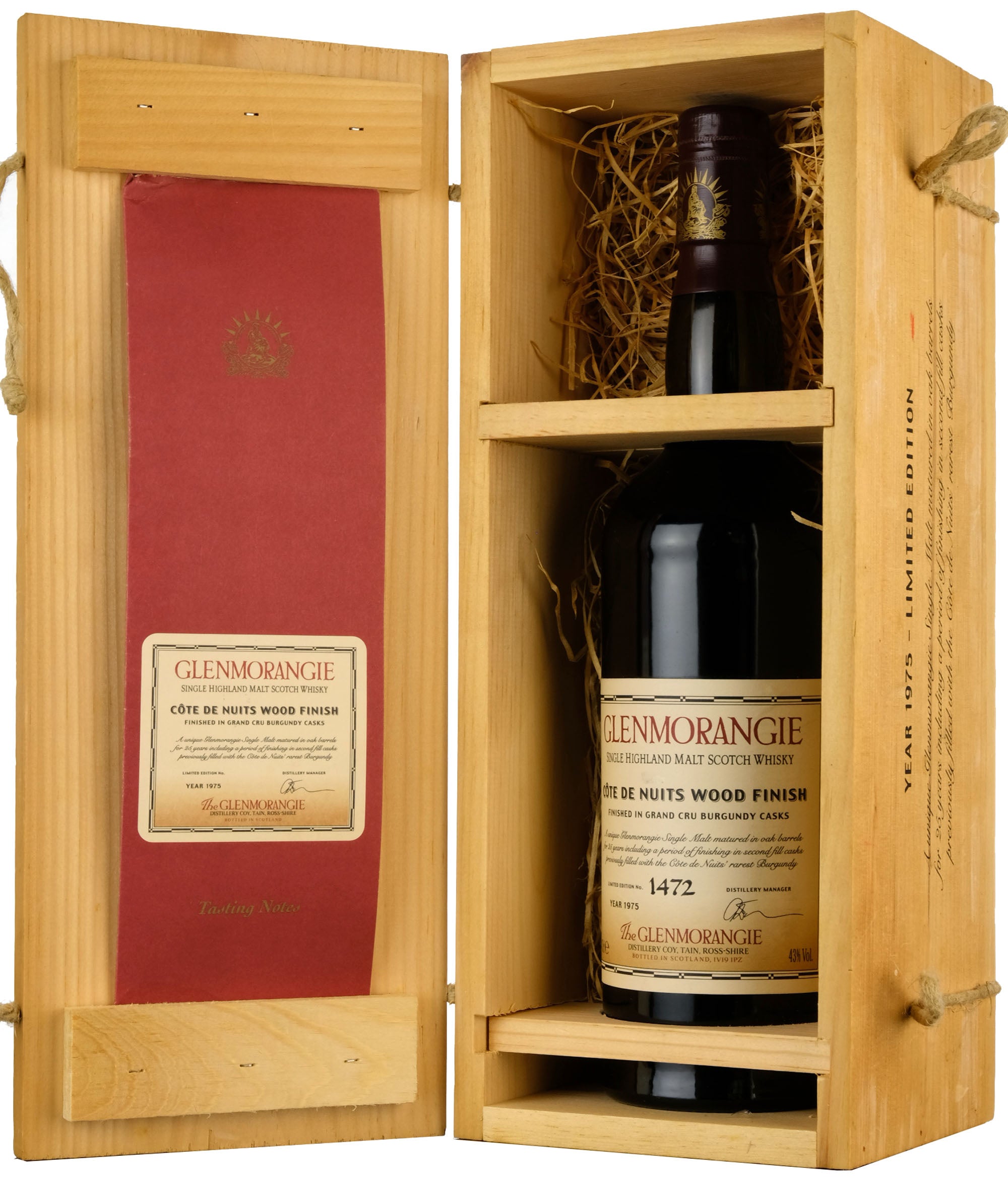 Glenmorangie 1975 | 25 Year Old | Côte De Nuits Wood Finish