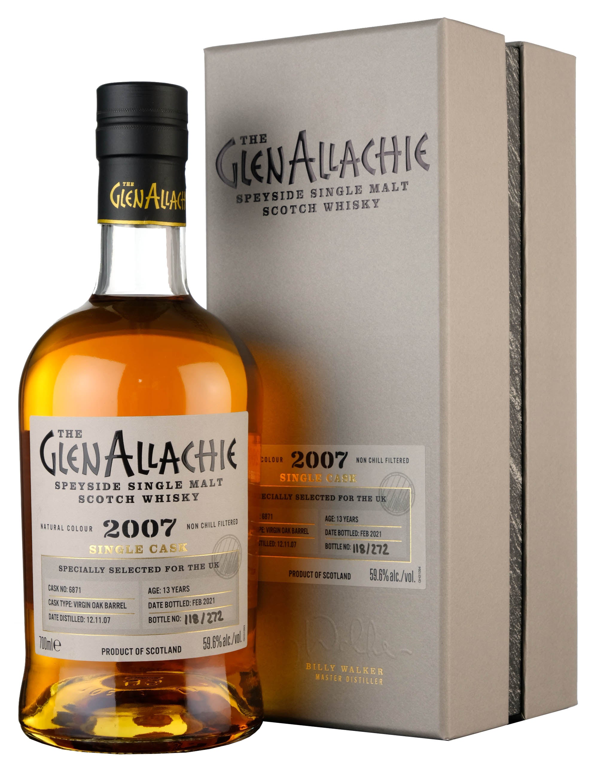 Glenallachie 2007-2021 | 13 Year Old | Virgin Oak Cask 6871