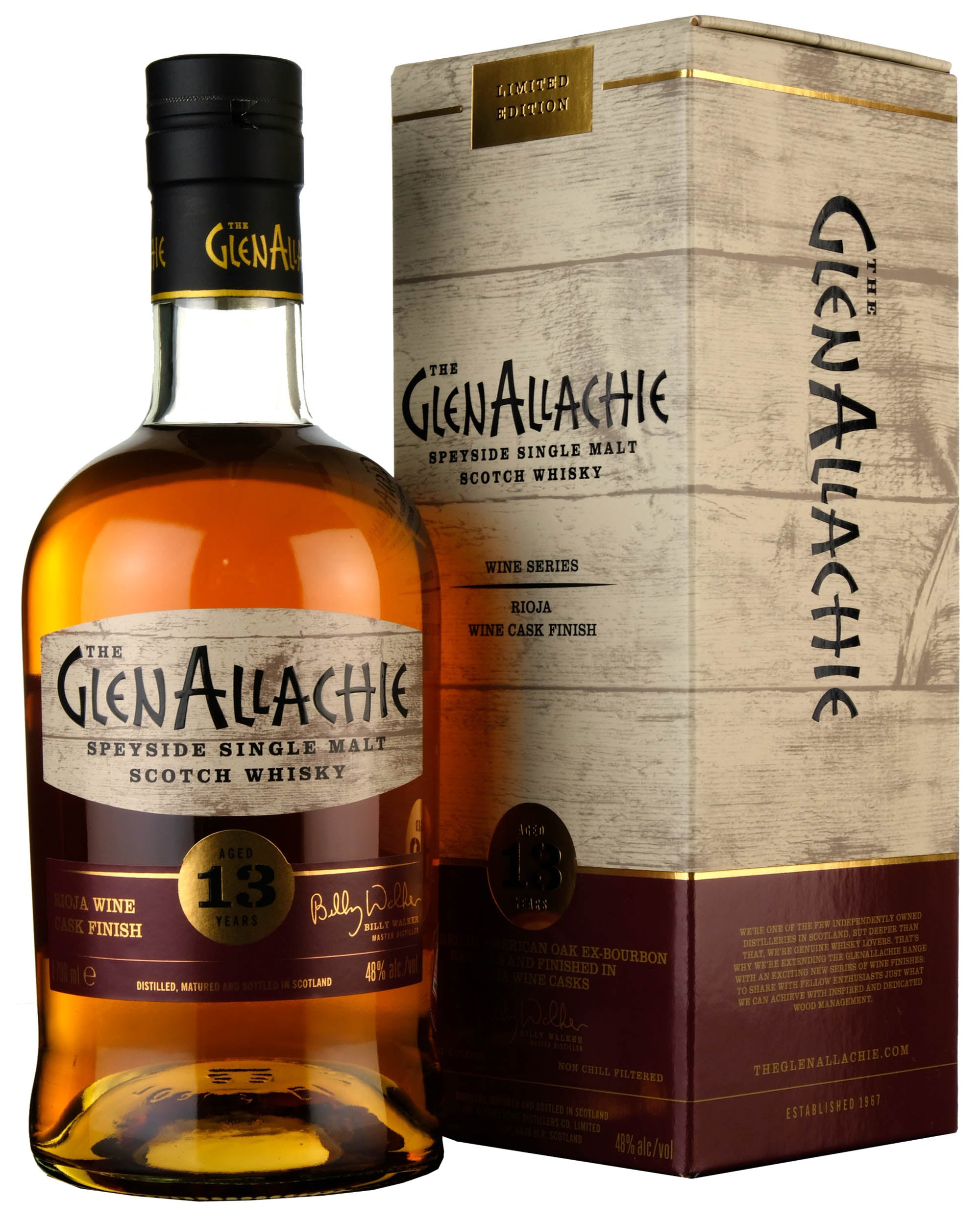 Glenallachie 13 Year Old Rioja Wine Cask Finish