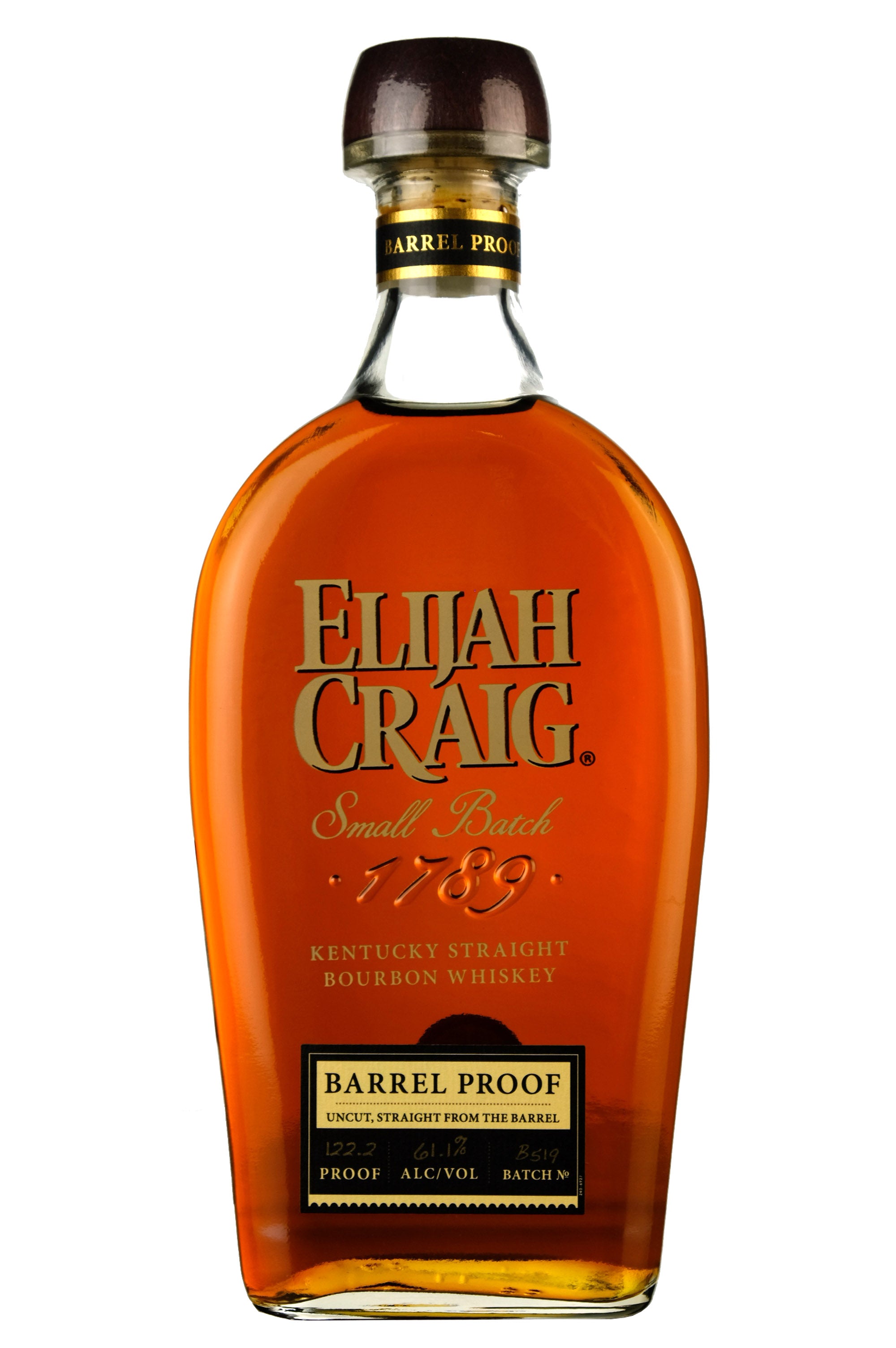 Elijah Craig 12 Year Old Barrel Proof Small Batch B519 Bottled 2019