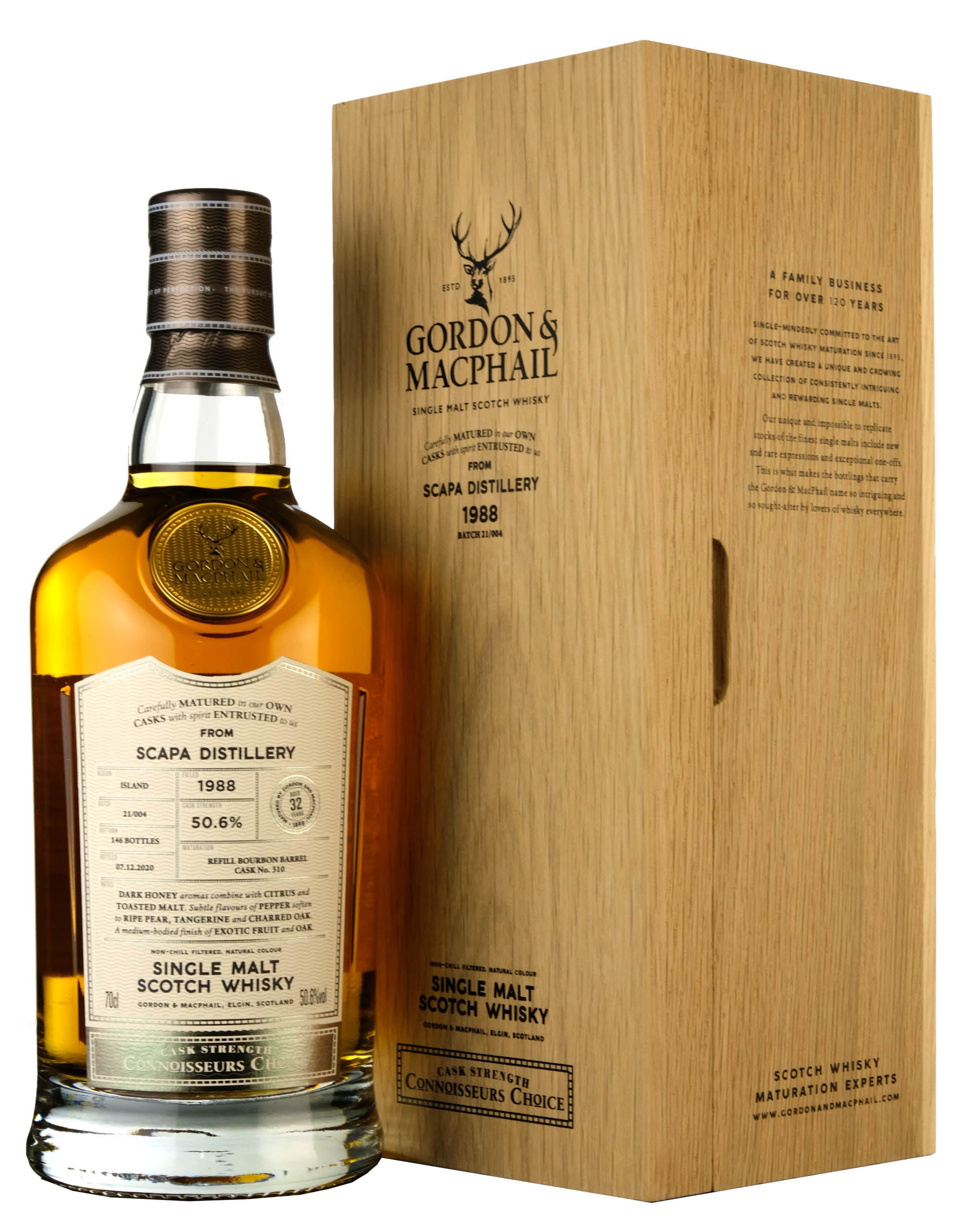 Scapa 1988-2020 | 32 Year Old Gordon & MacPhail Connoisseurs Choice Single Cask 310