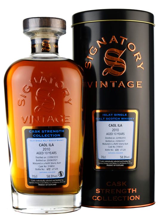 Caol Ila 2010-2021 | 10 Year Old Signatory Vintage Cask Strength Collection Single Cask 316650