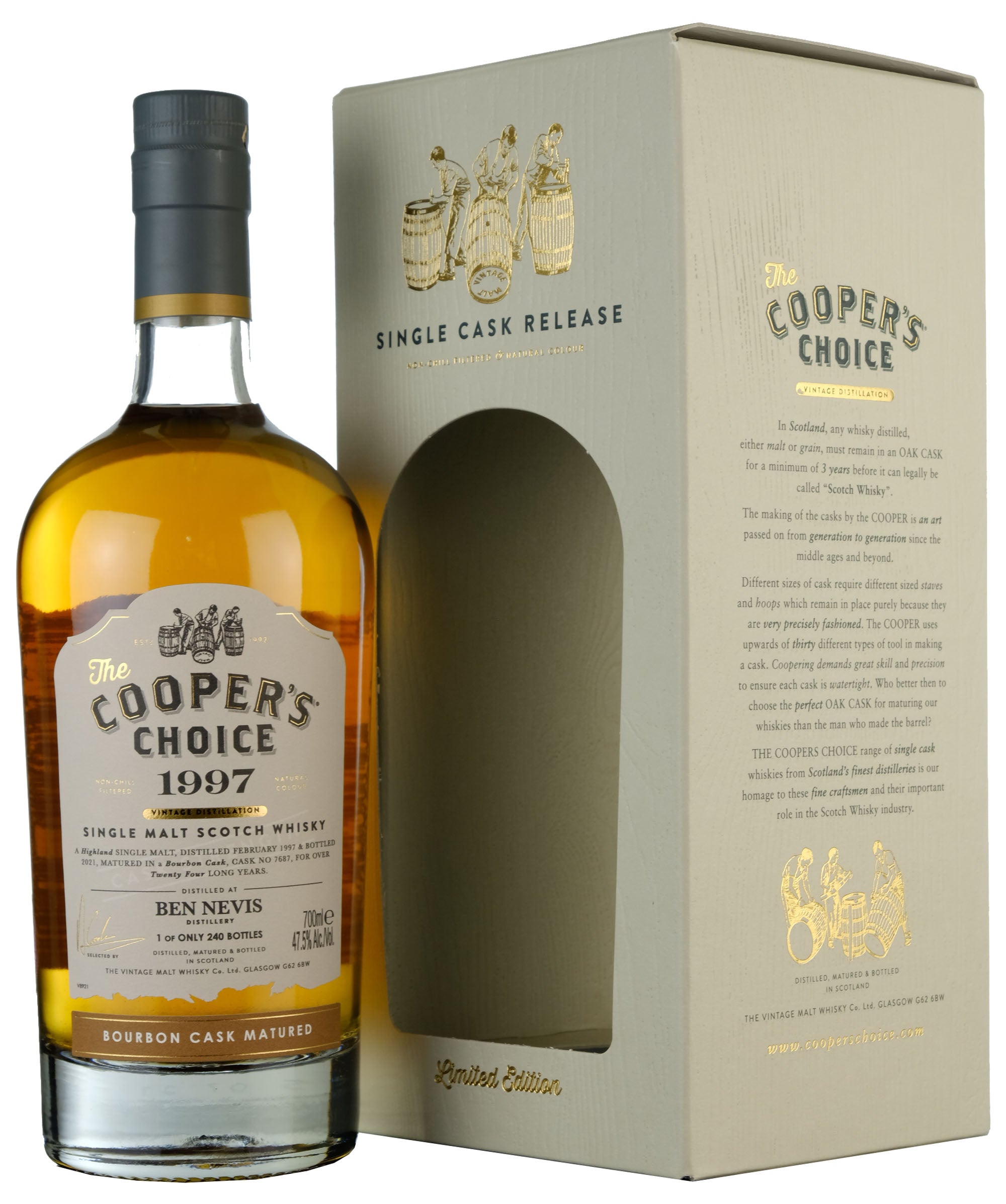 Ben Nevis 1997-2021 | 24 Year Old Cooper's Choice Single Cask 7687
