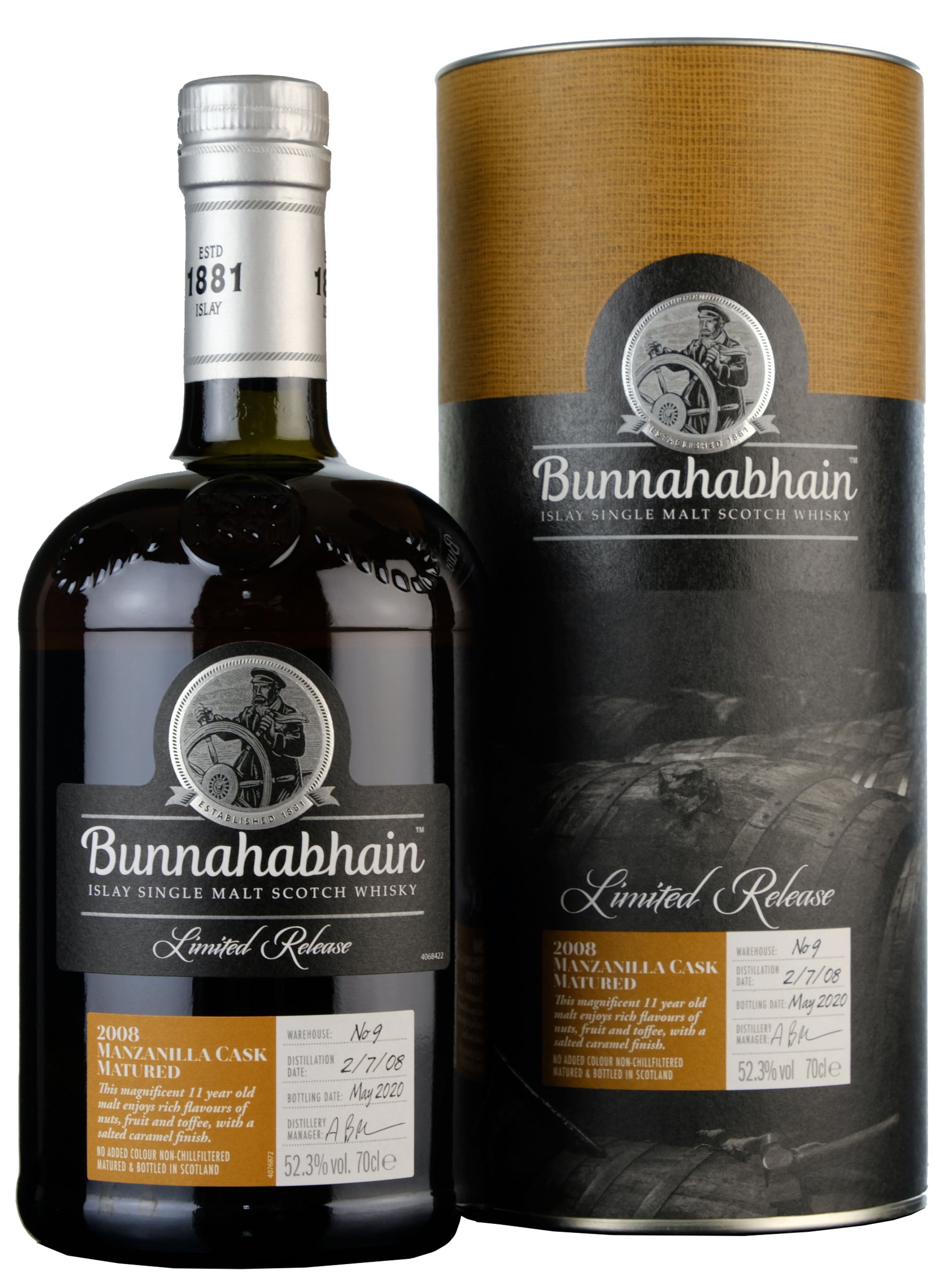 Bunnahabhain 2008-2020 | 11 Year Old Manzanilla Cask