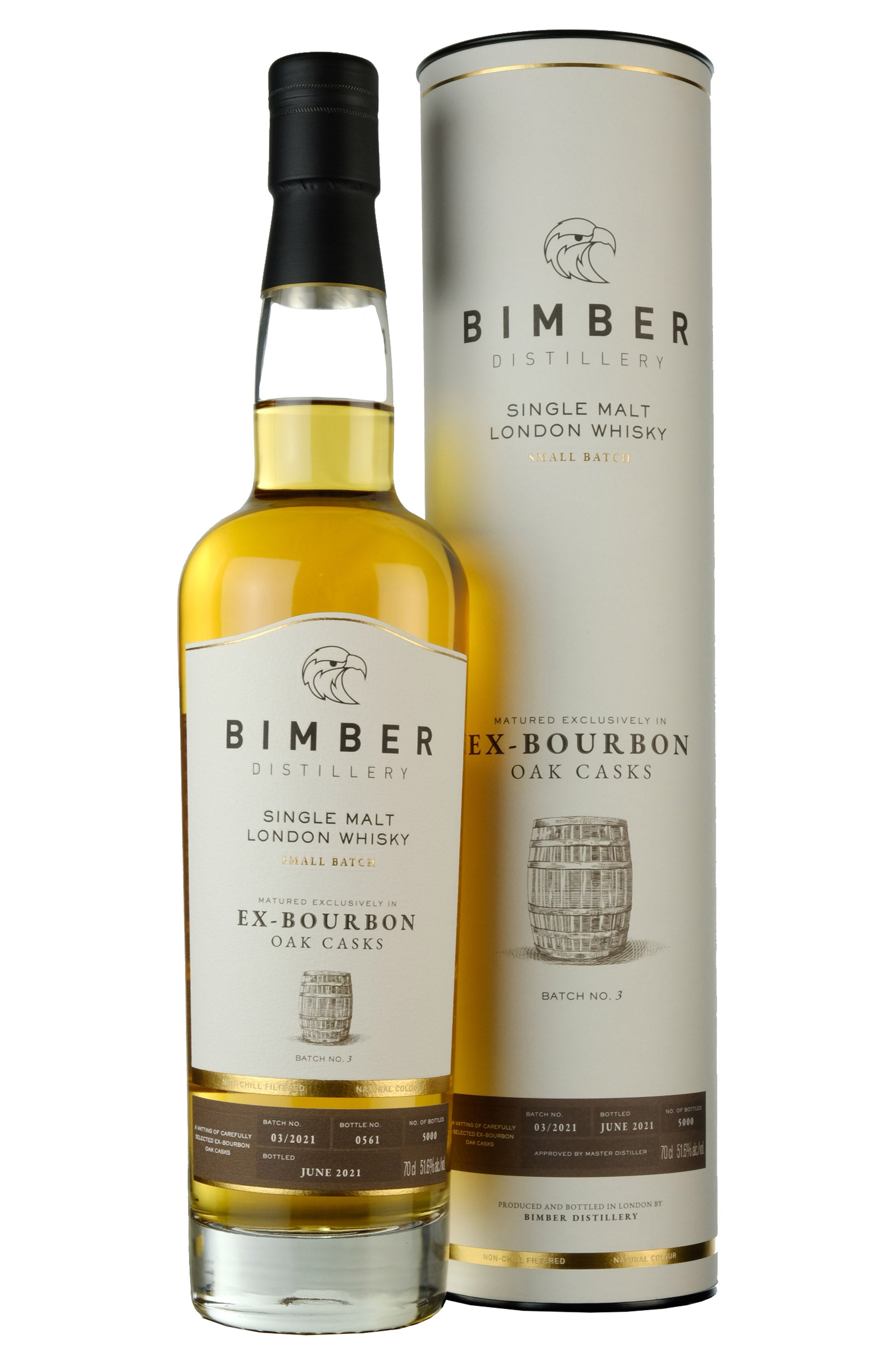 Bimber Ex-Bourbon Batch No.3 London Malt Whisky