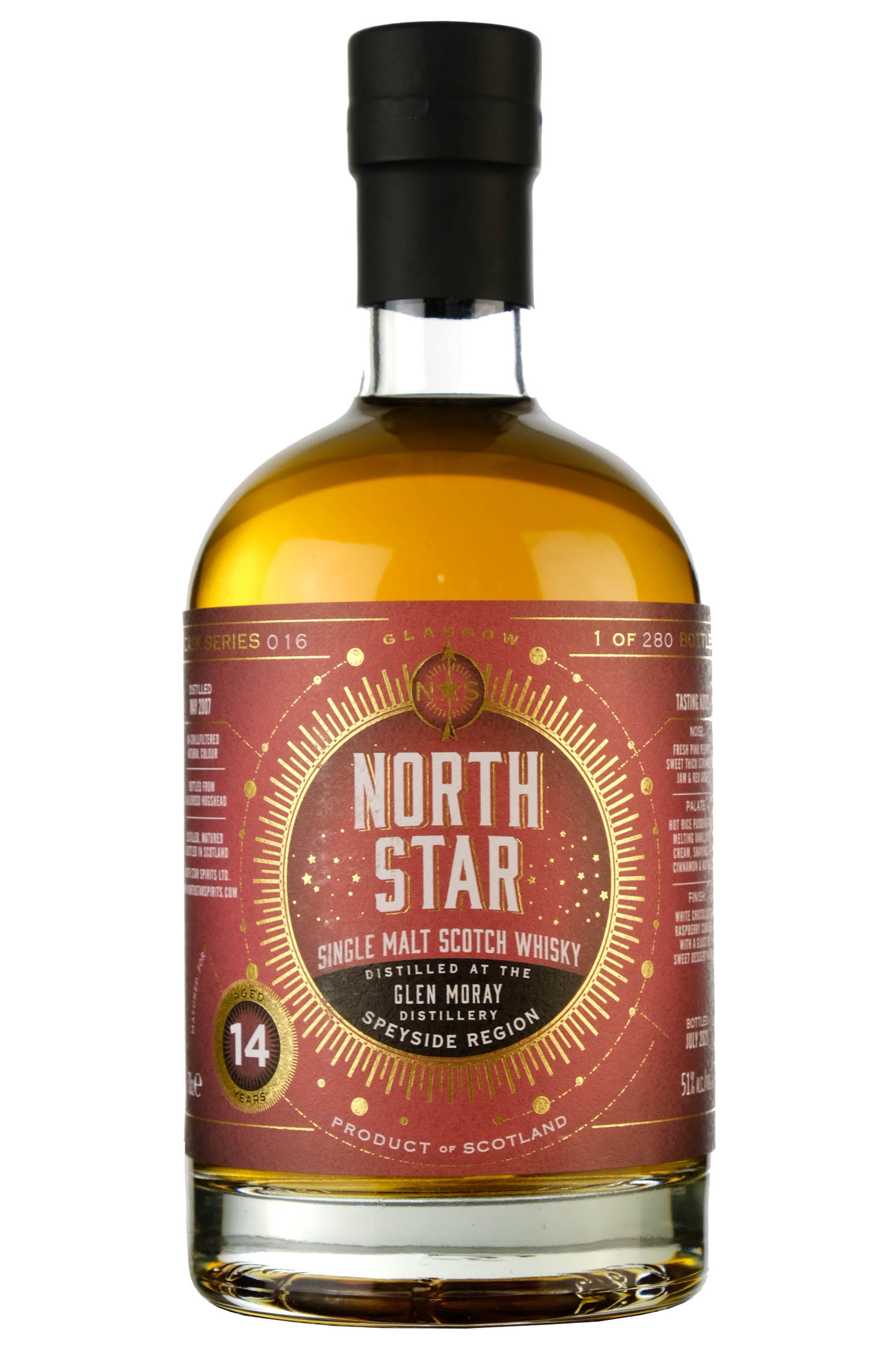 Glen Moray 2007-2021 | 14 Year Old North Star Spirits