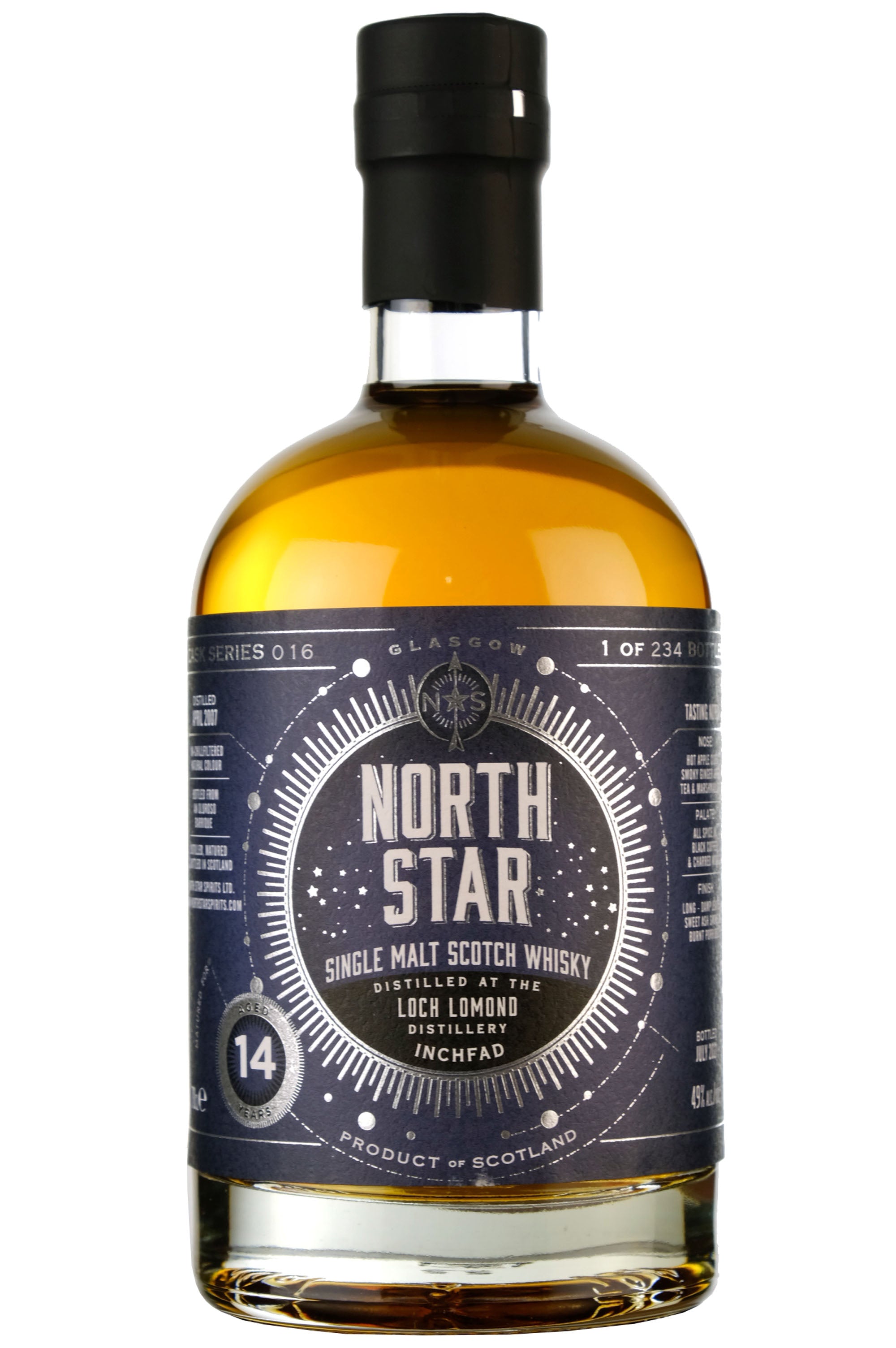 Inchfad (Loch Lomond) 2007-2021 | 14 Year Old North Star Spirits