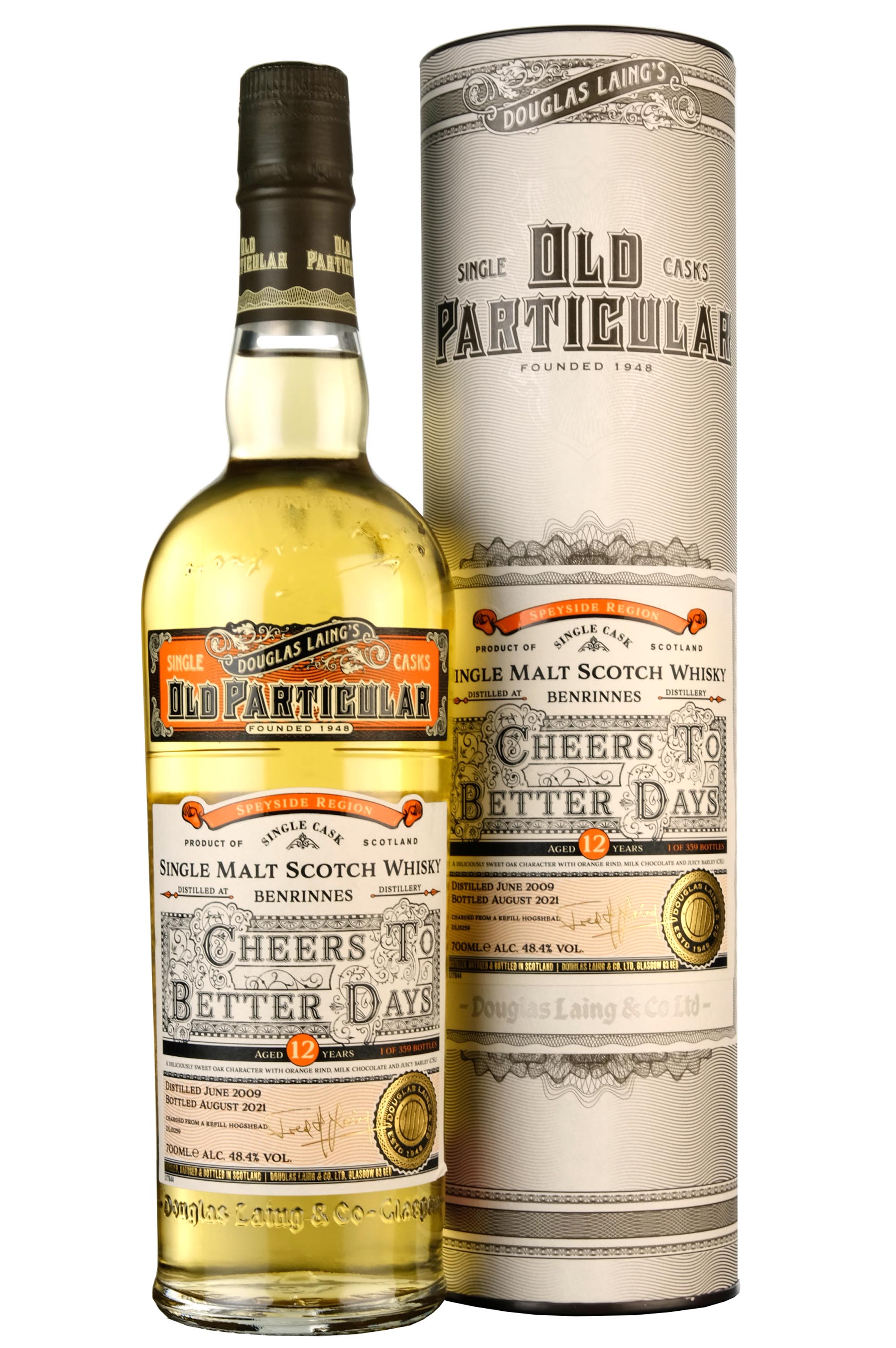 Benrinnes 2009-2021 | 12 Year Old | Old Particular | Cheers To Better Days