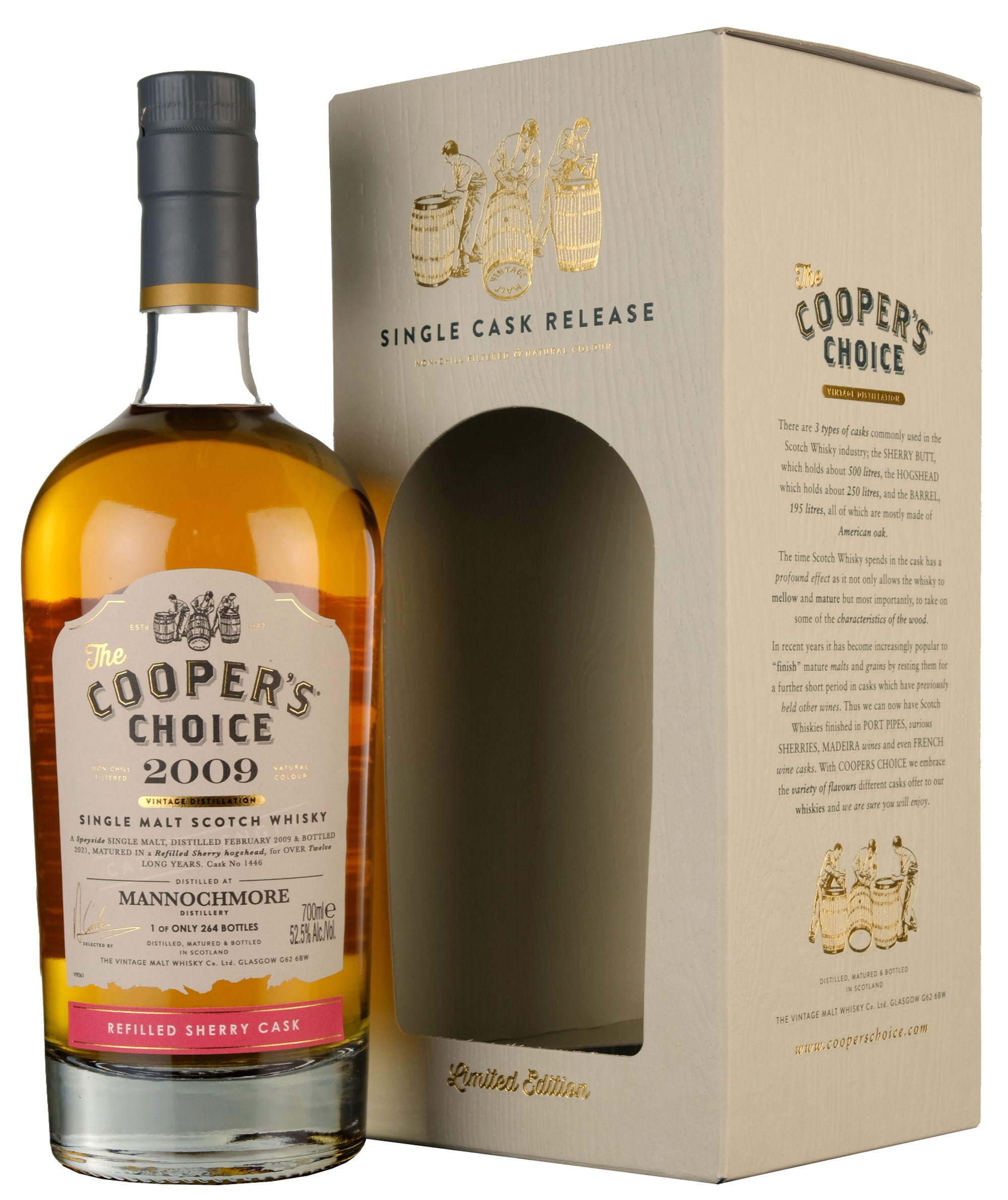 Mannochmore 2009-2021 | 12 Year Old | Cooper's Choice Single Cask #1446