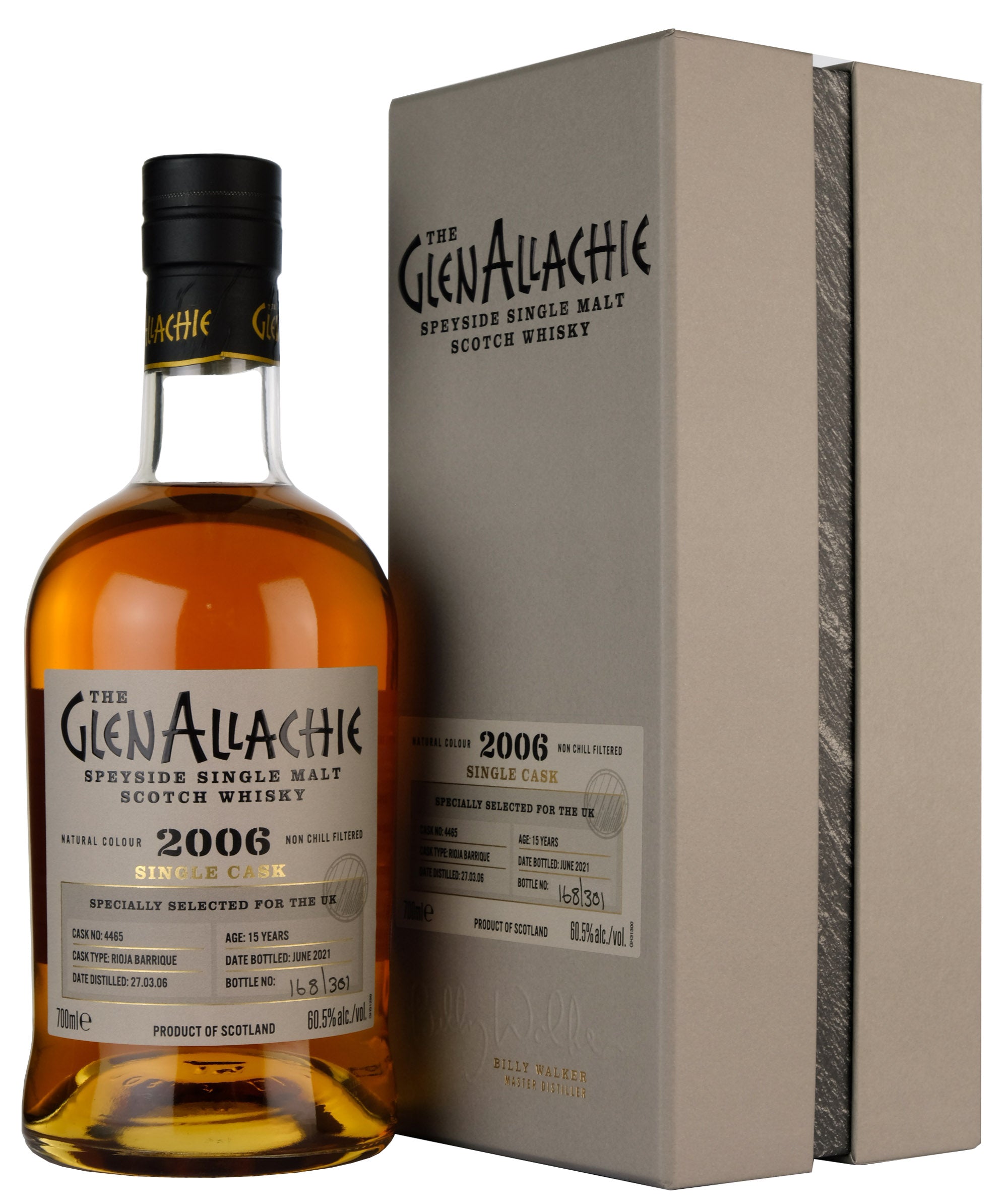 Glenallachie 2006-2021 | 15 Year Old Single Cask 4465