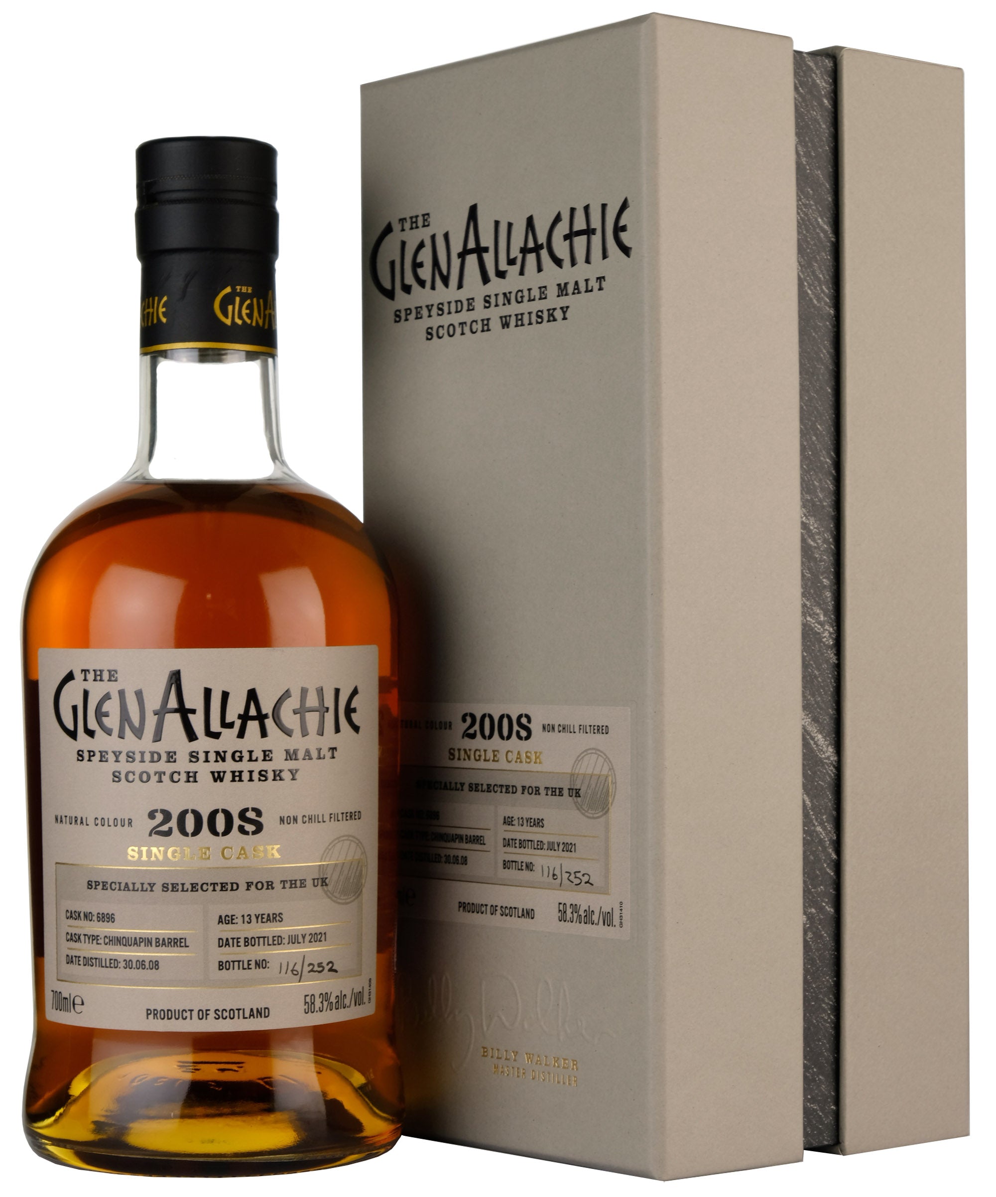 Glenallachie 2008-2021 | 13 Year Old Single Cask 6896