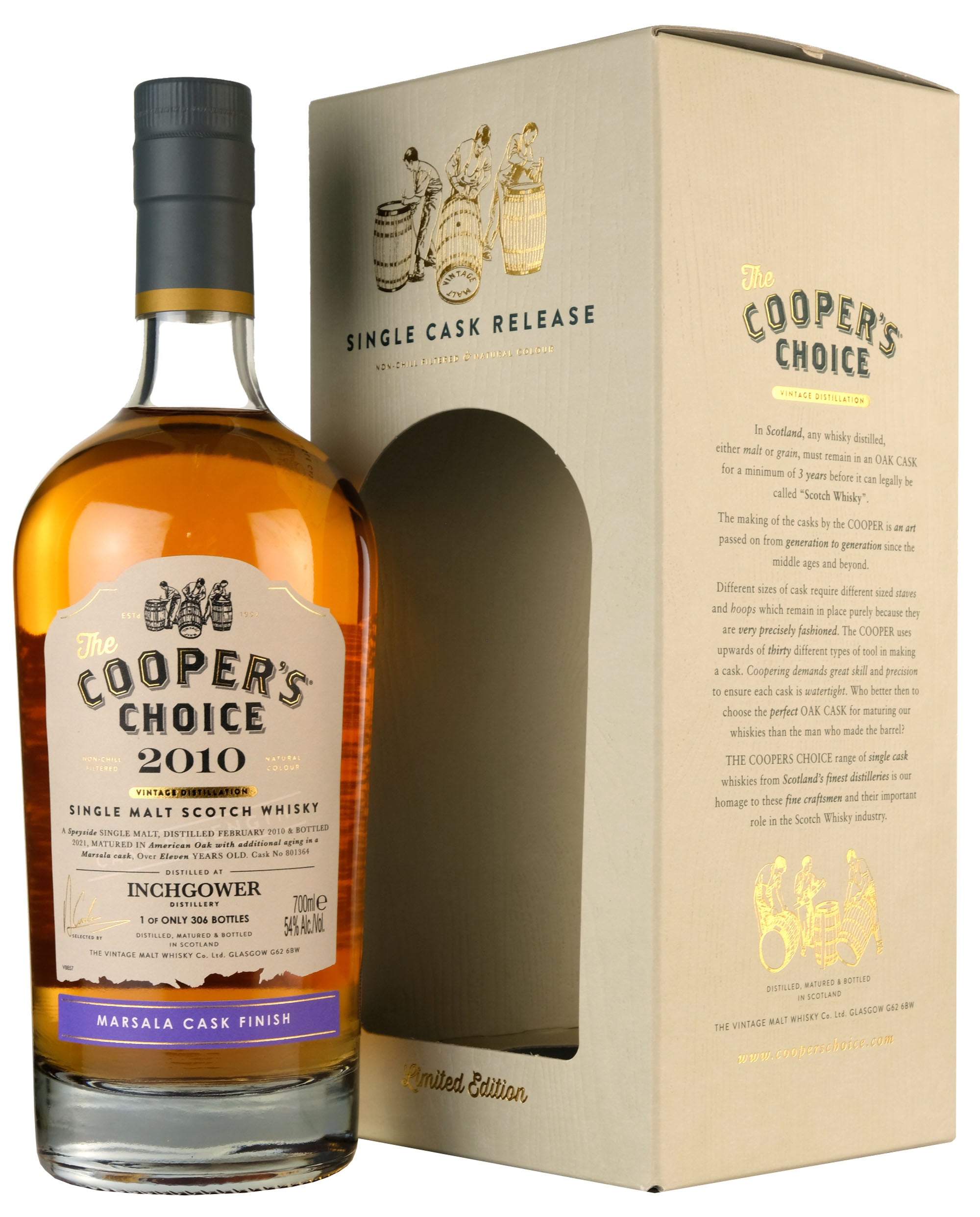 Inchgower 2010-2021 | 11 Year Old Cooper's Choice Single Cask 801364
