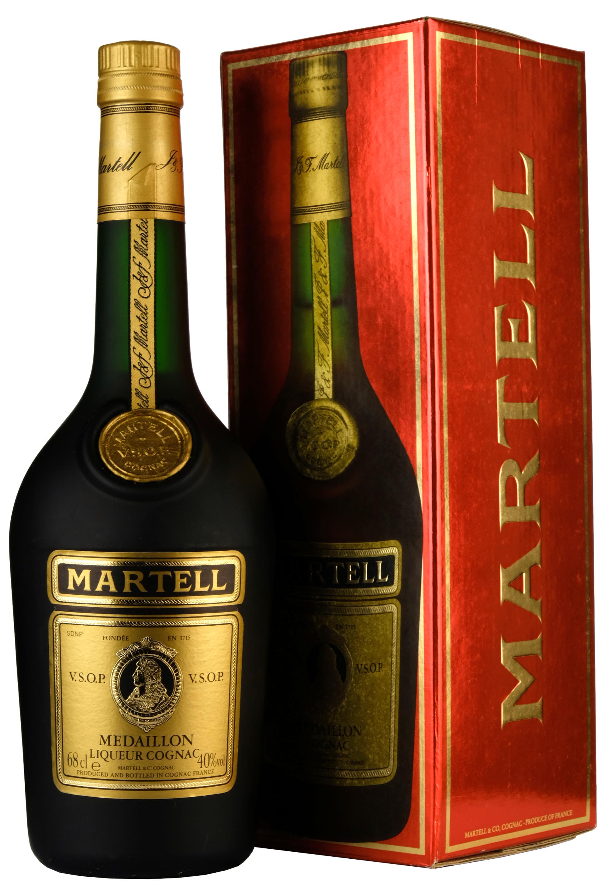 Martell Medaillon VSOP Liqueur Cognac | 1980s Bottle