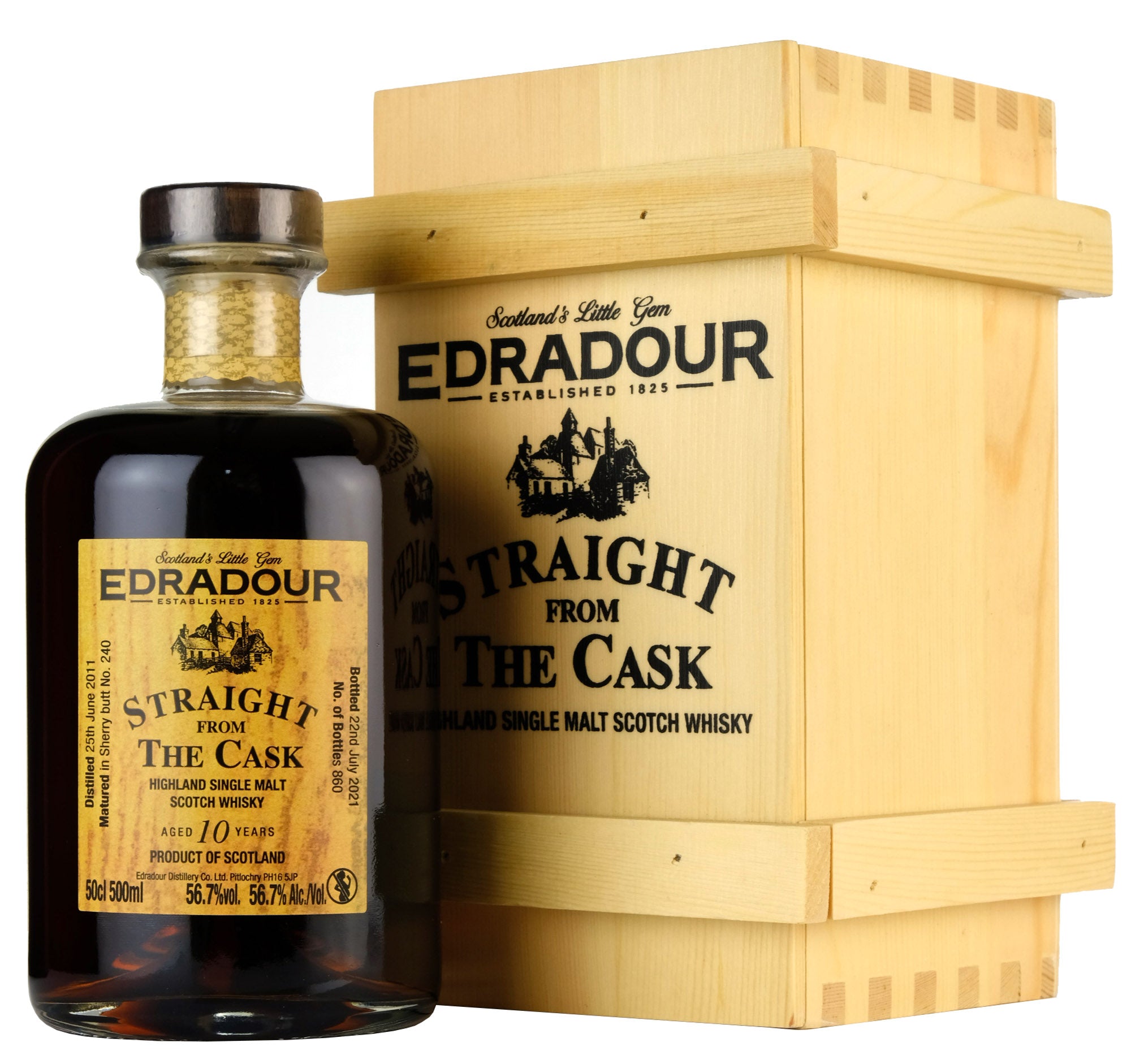 Edradour 2011-2021 | 10 Year Old Straight From The Cask 240
