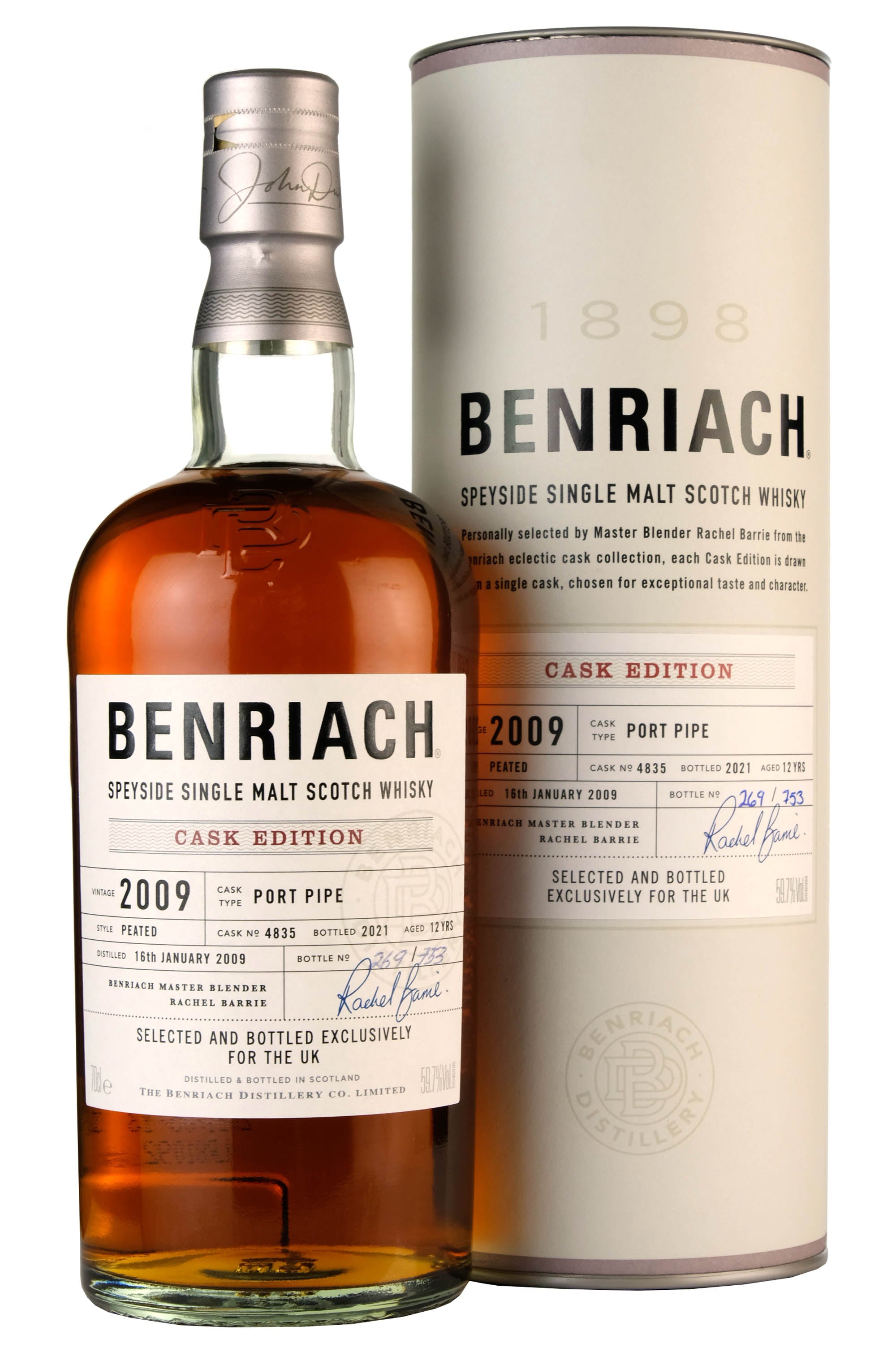 Benriach 2009-2021 | 12 Year Old Cask 4835 | UK Exclusive