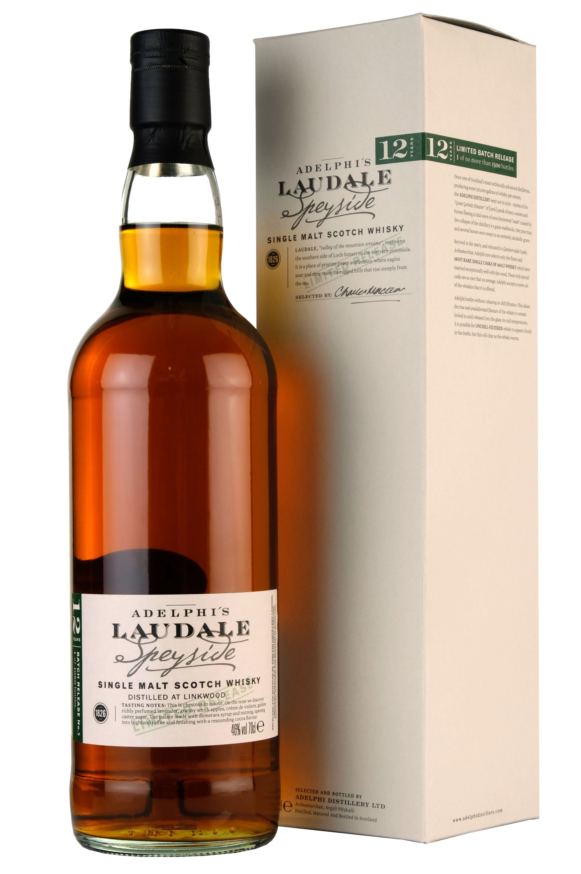 Linkwood 12 Year Old Adelphi Laudale Batch 5