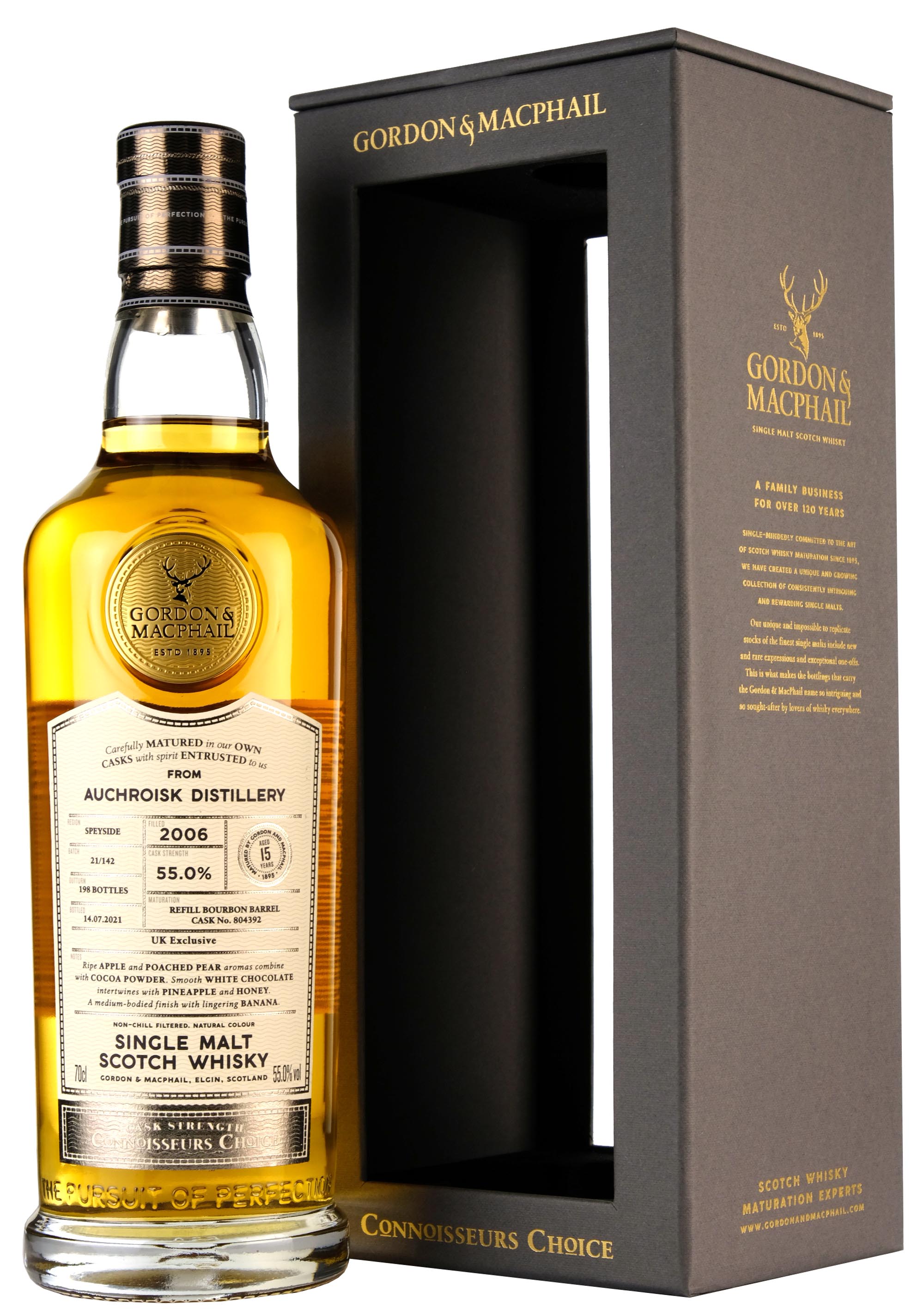 Auchroisk 2006-2021 | 15 Year Old Connoisseurs Choice Cask Strength | UK Exclusive