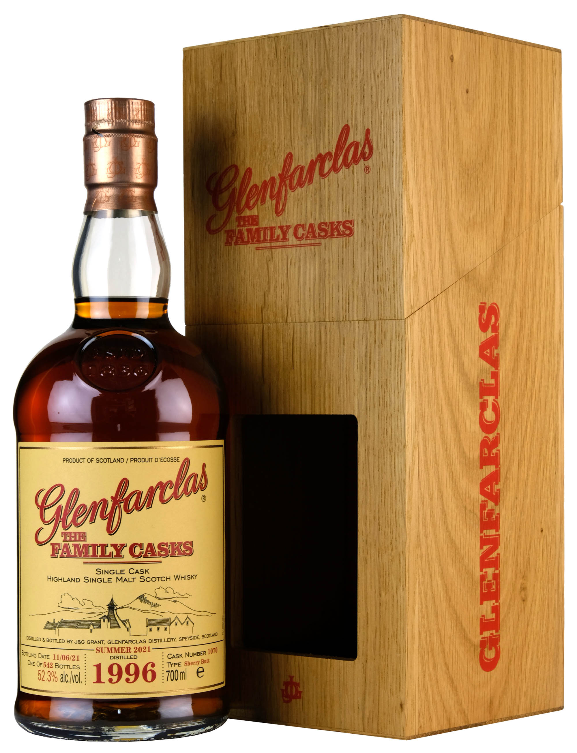 Glenfarclas 1996-2021 | 24 Year Old The Family Cask 1070