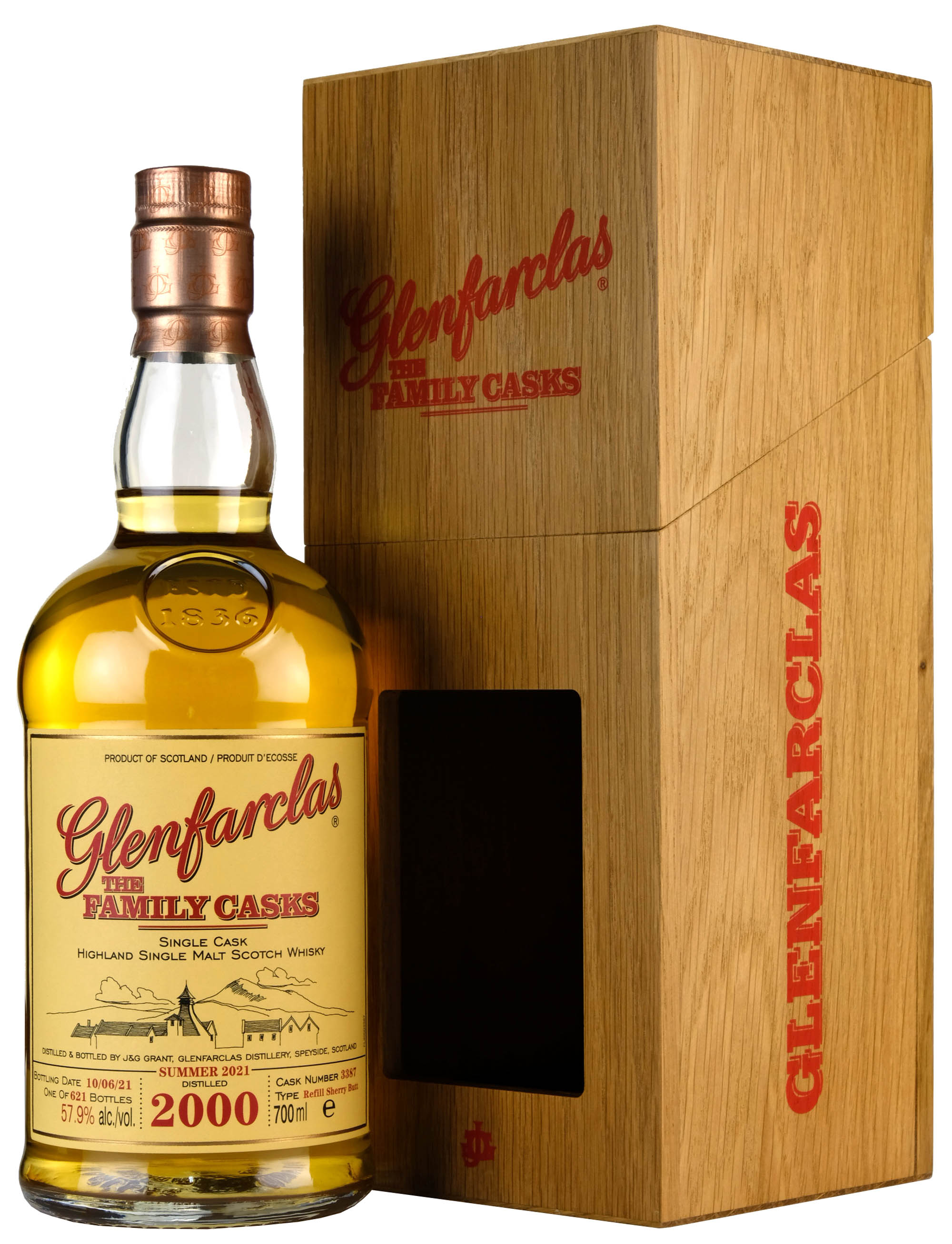 Glenfarclas 2000-2021 | 20 Year Old The Family Cask 3387