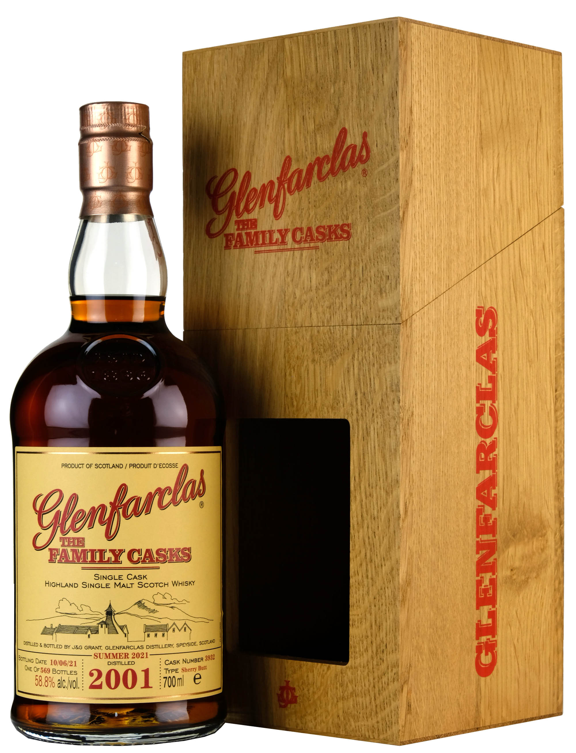 Glenfarclas 2001-2021 | 19 Year Old The Family Cask 3932