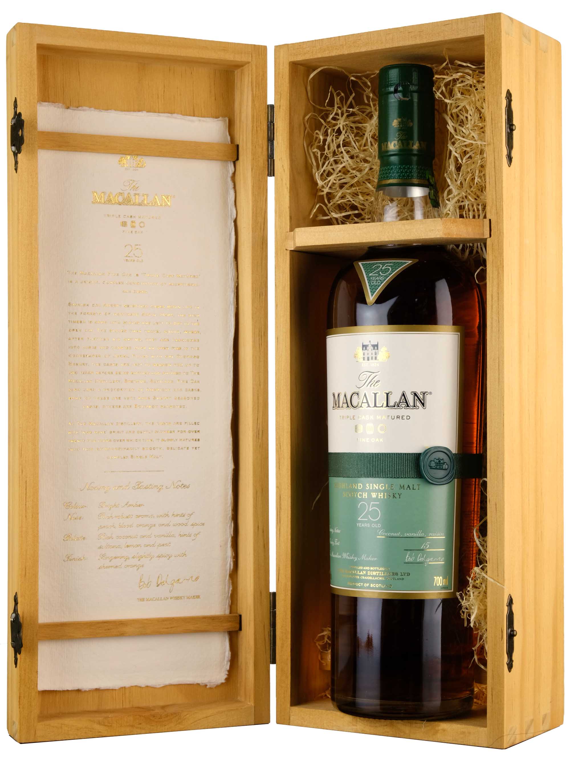 Macallan 25 Year Sherry Oak Single Malt Scotch – Everson Royce Wine
