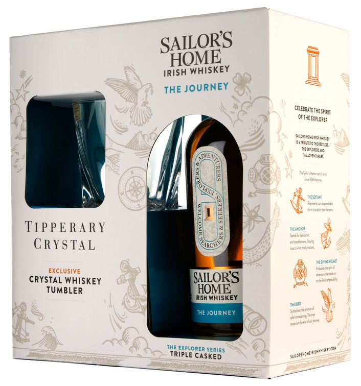 Sailor's Home The Journey | Tipperary Crystal Tumbler Pack
