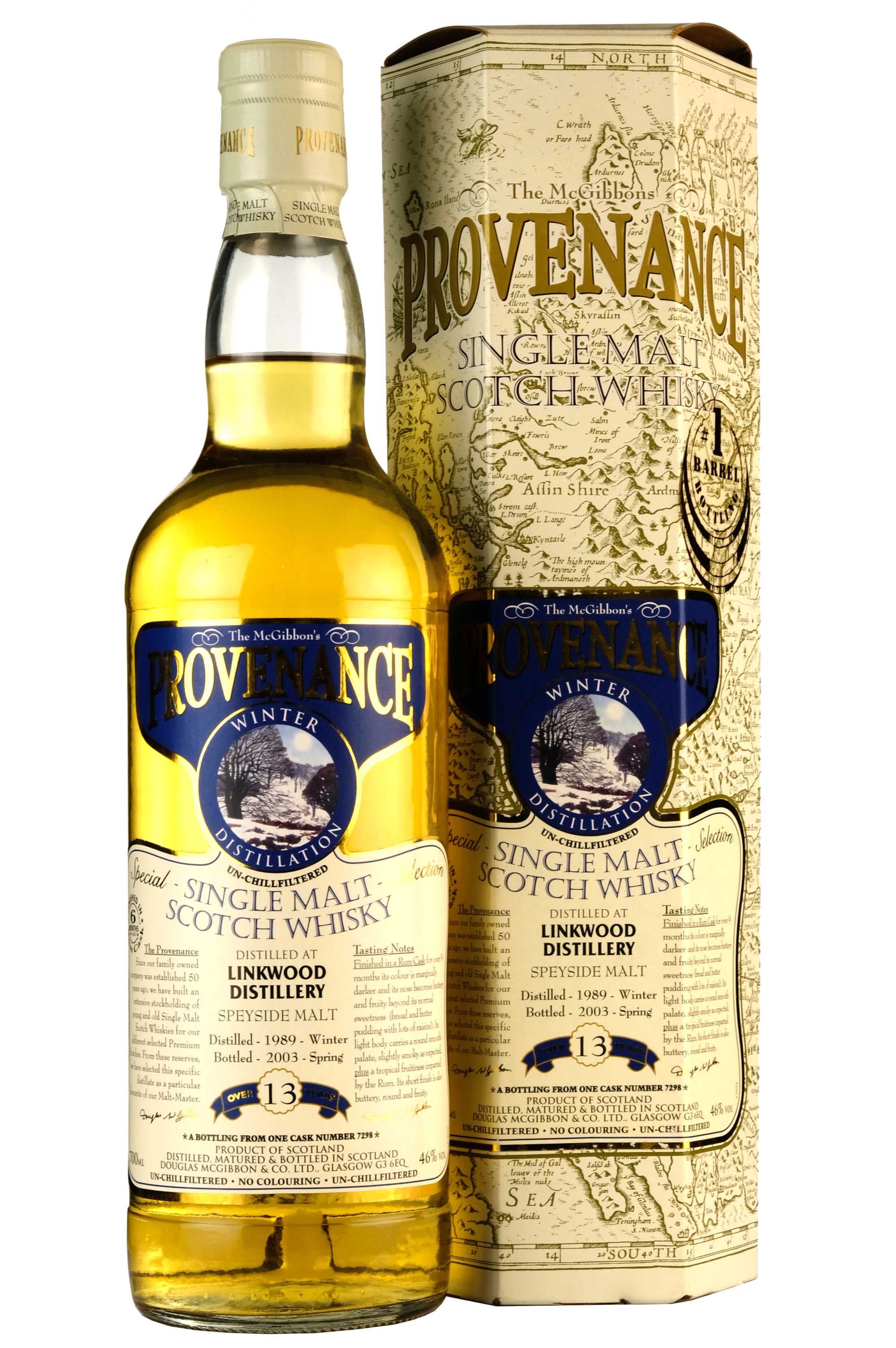 Linkwood 1989-2003 | 13 Year Old | Provenance Single Cask 7298