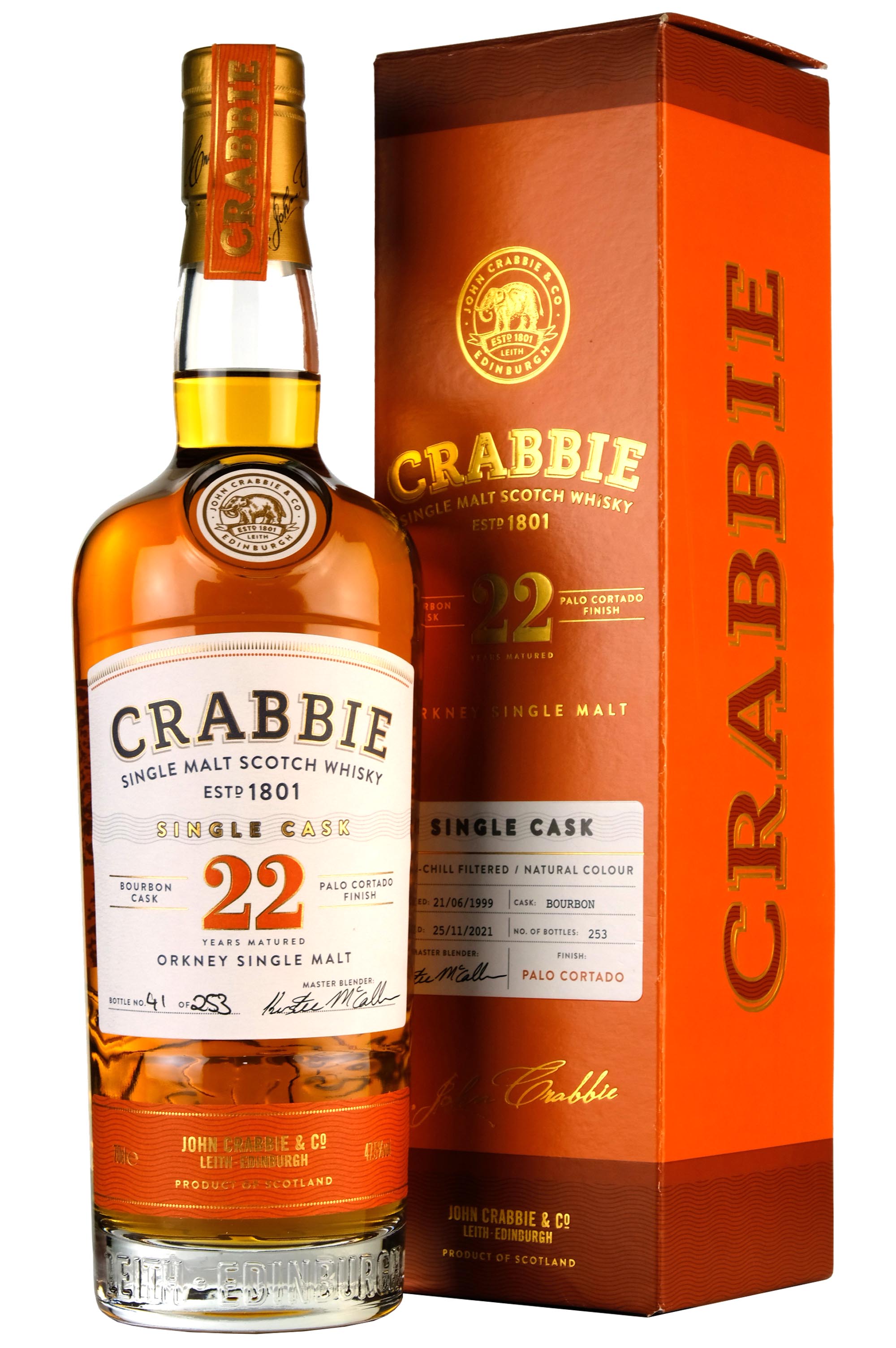 Crabbie 1999 | 22 Year Old Orkney Single Malt Palo Cortado Finish