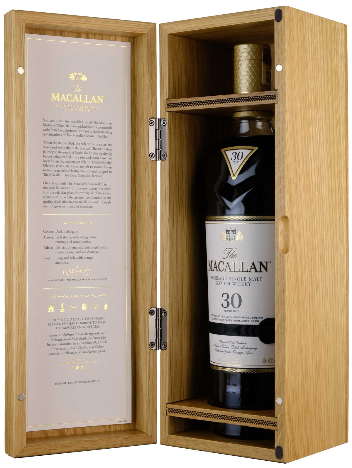 Macallan 30 Year Old Sherry Oak 2019 Release