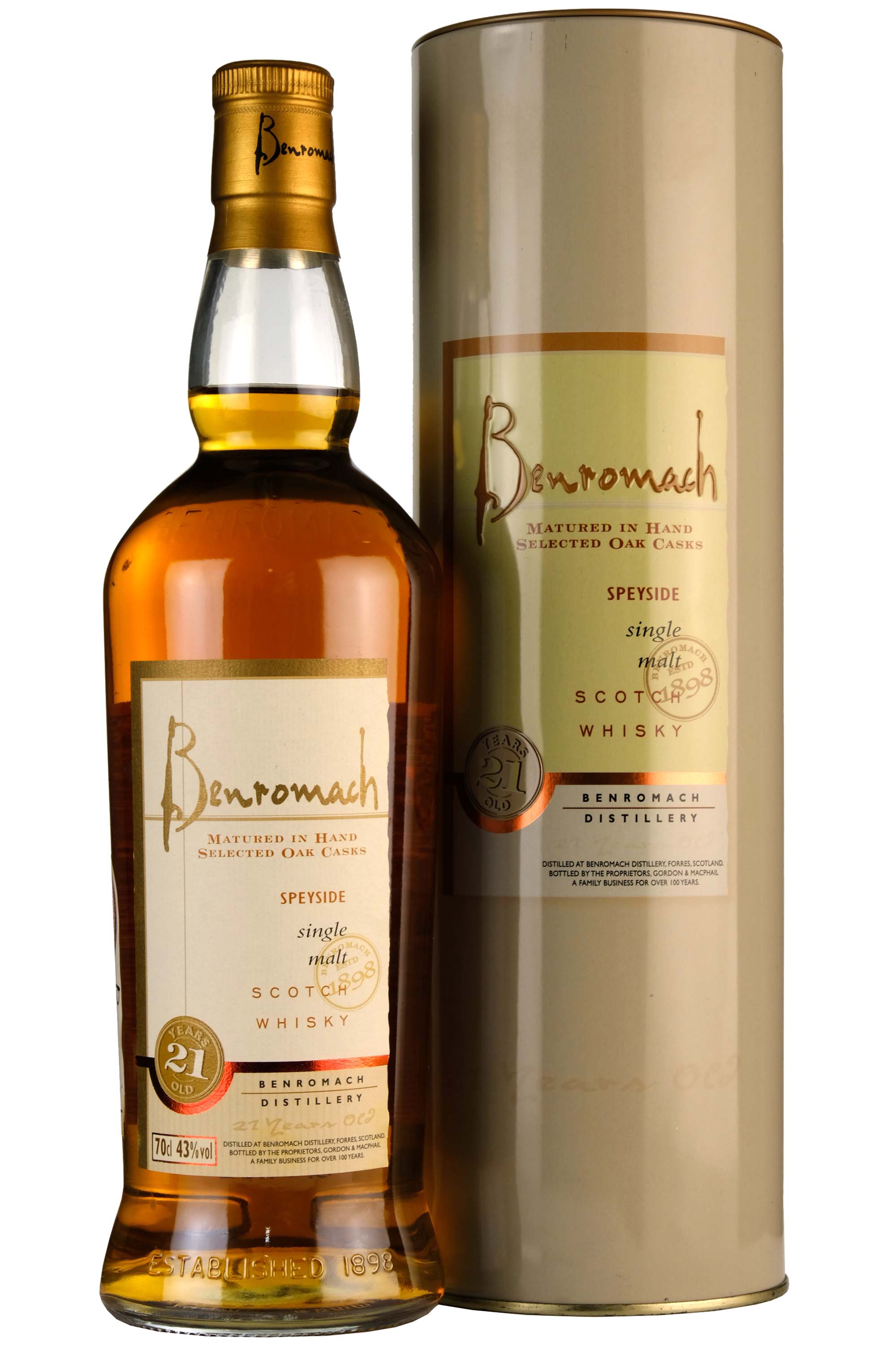 Benromach 21 Year Old Pre-2008