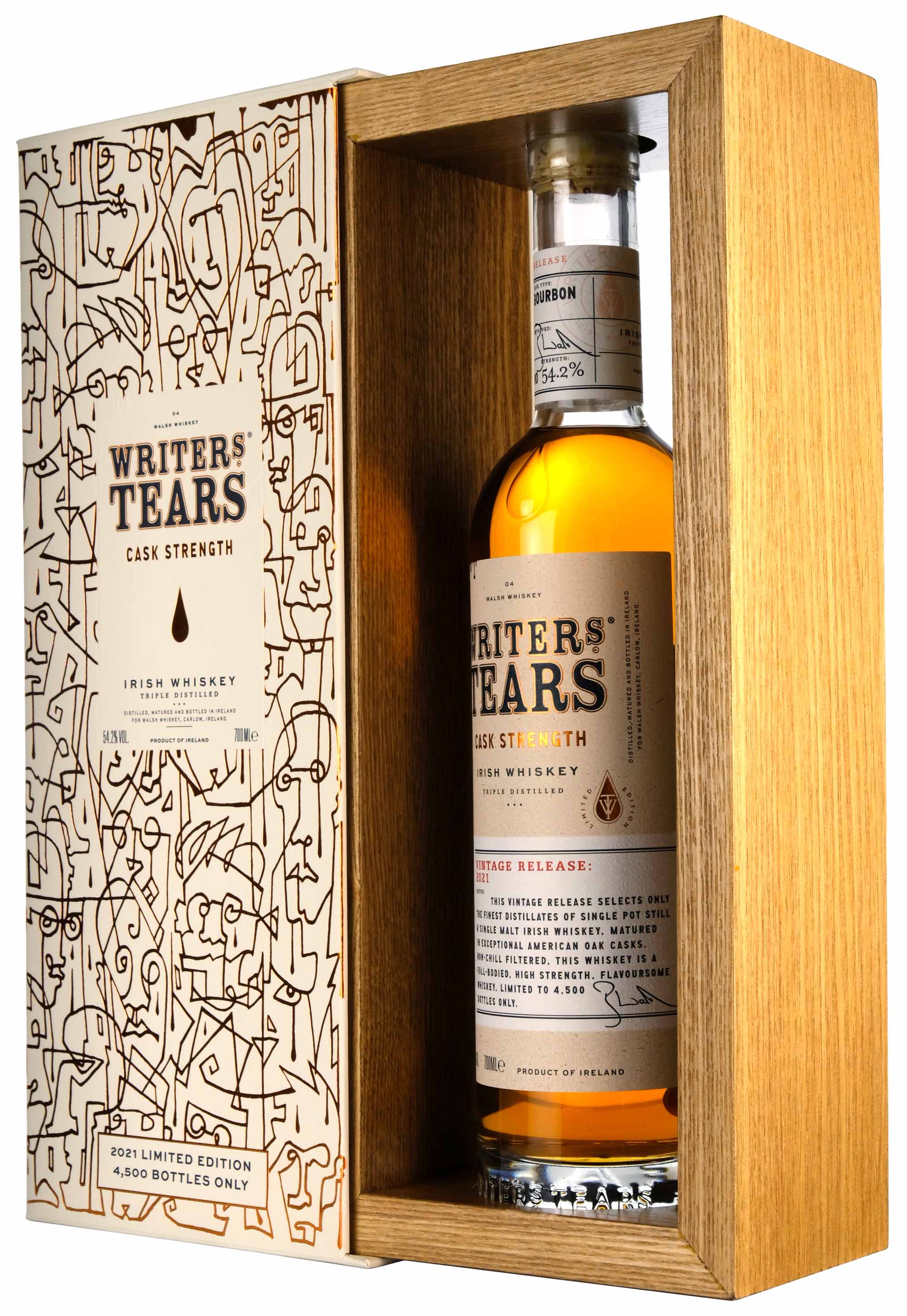 Writers' Tears Cask Strength Irish Whiskey | 2021 Release