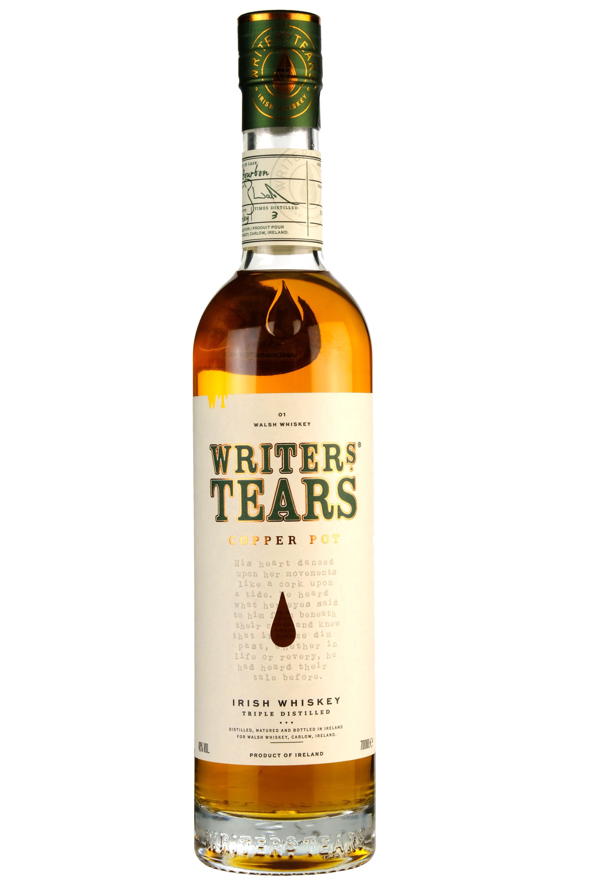 Writers' Tears Copper Pot Irish Whiskey