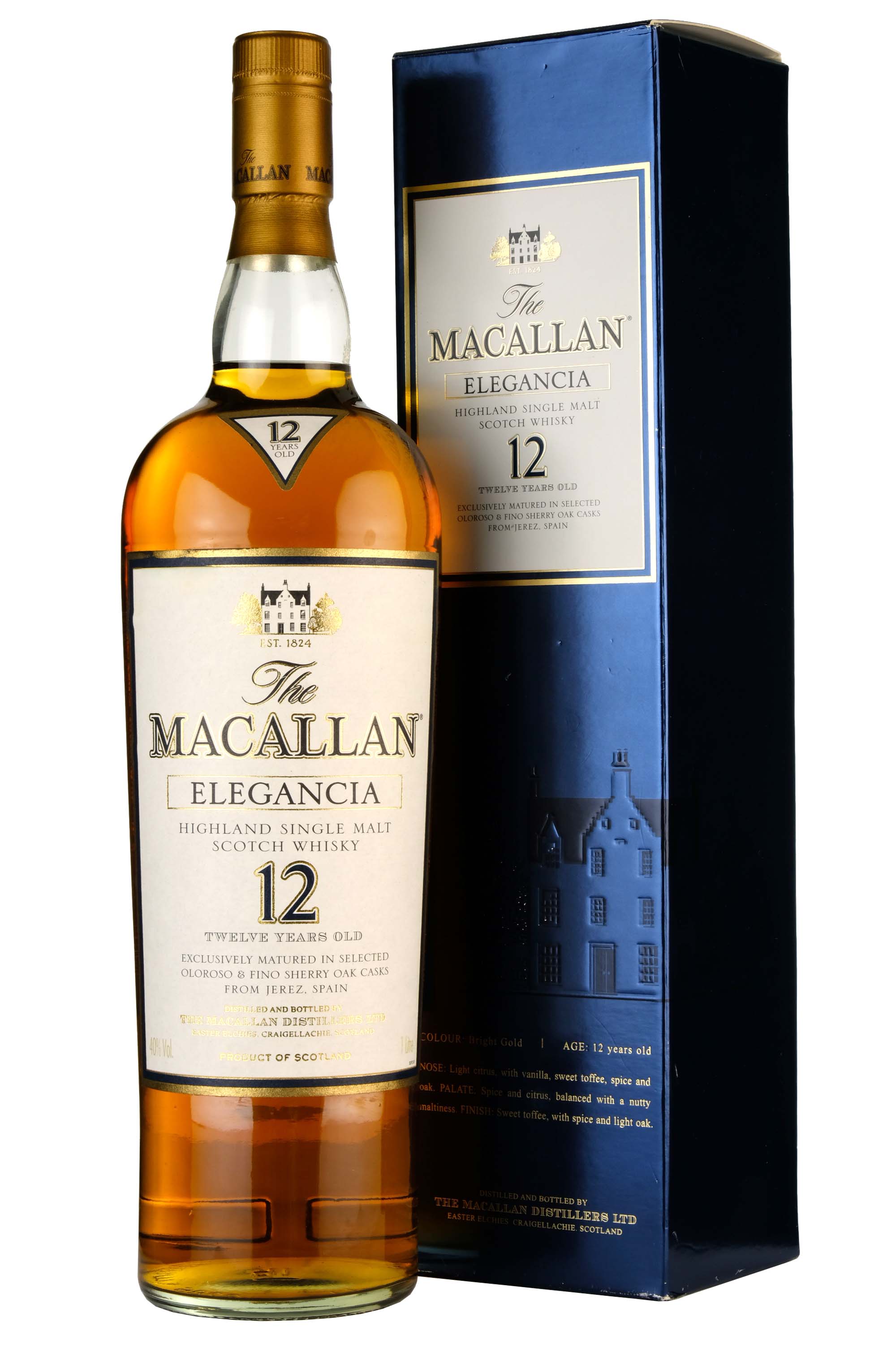 Macallan 12 Year Old Elegancia 1 Litre
