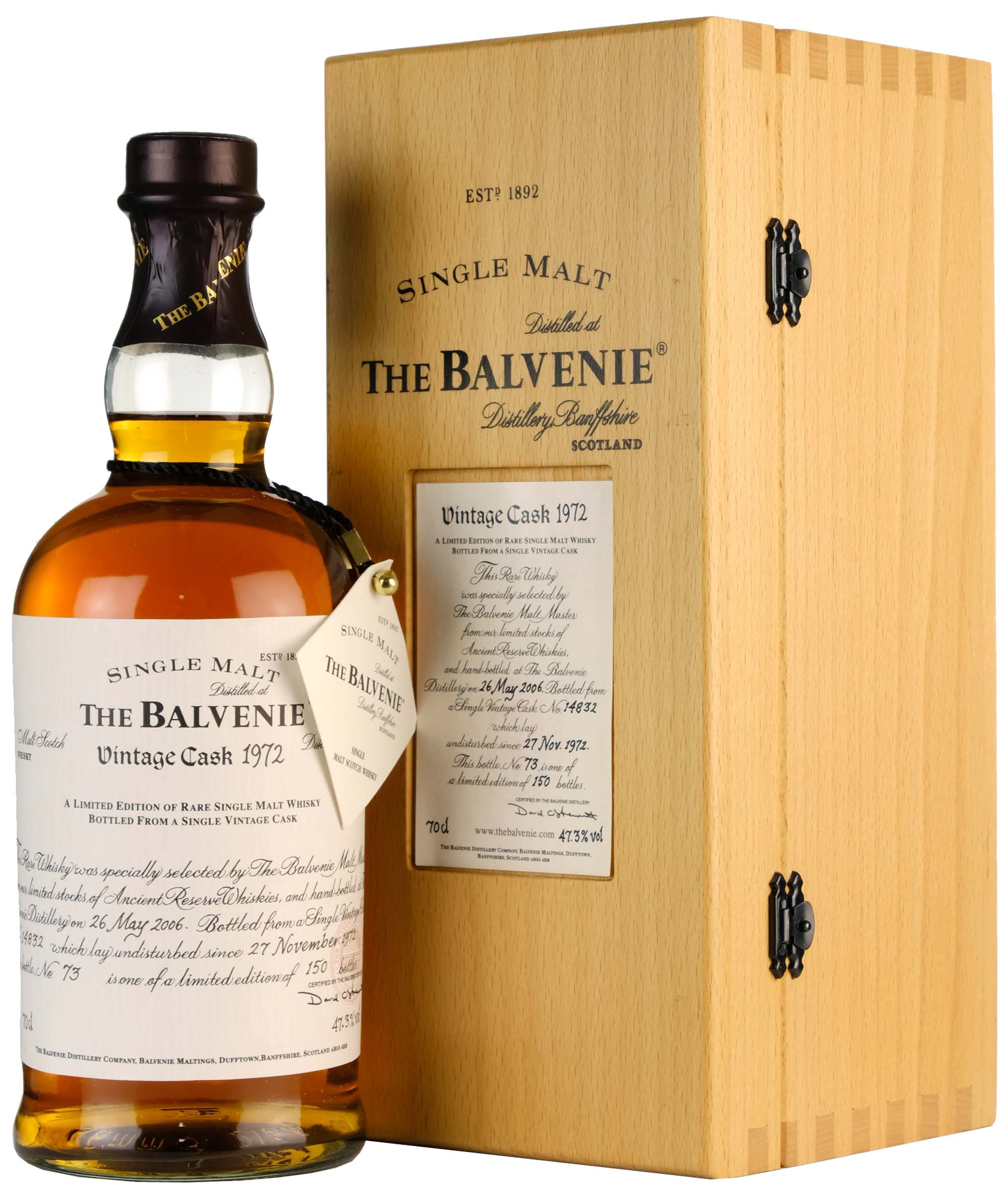Balvenie 1972-2006 | 33 Year Old Single Cask 14832