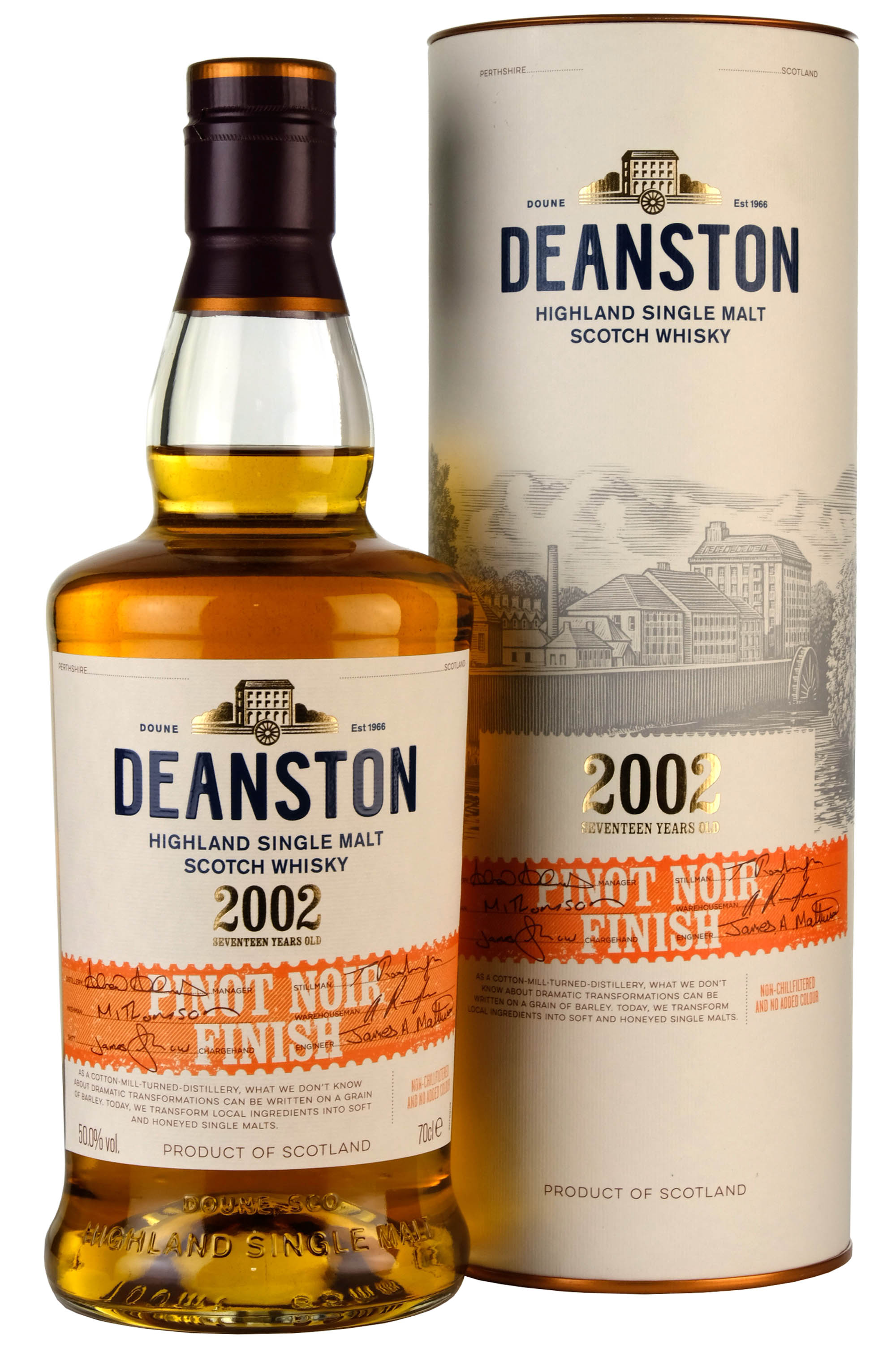 Deanston 2002 17 Year Old Pinot Noir Finish