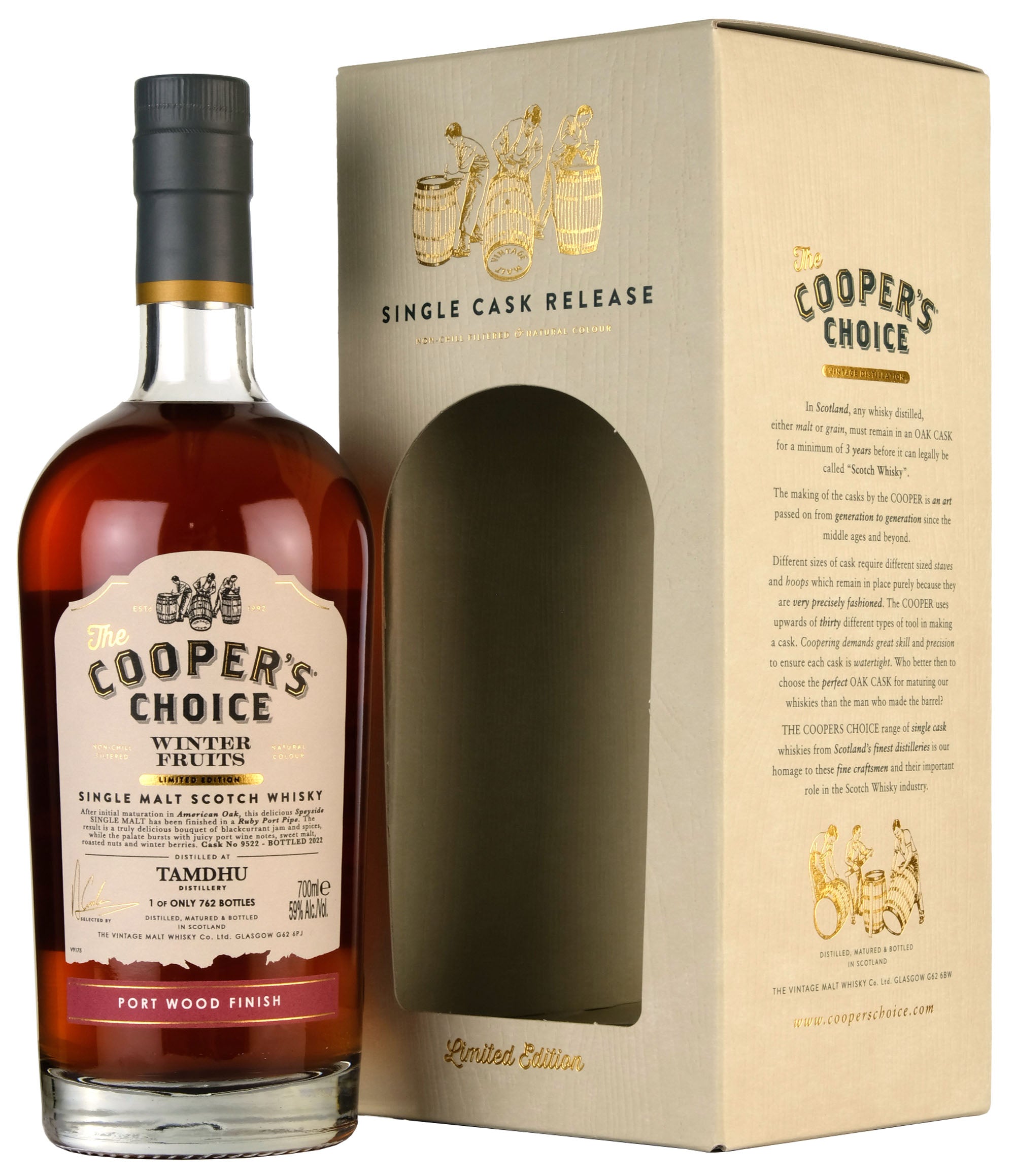 Tamdhu Winter Fruits | Cooper's Choice Single Cask 9522