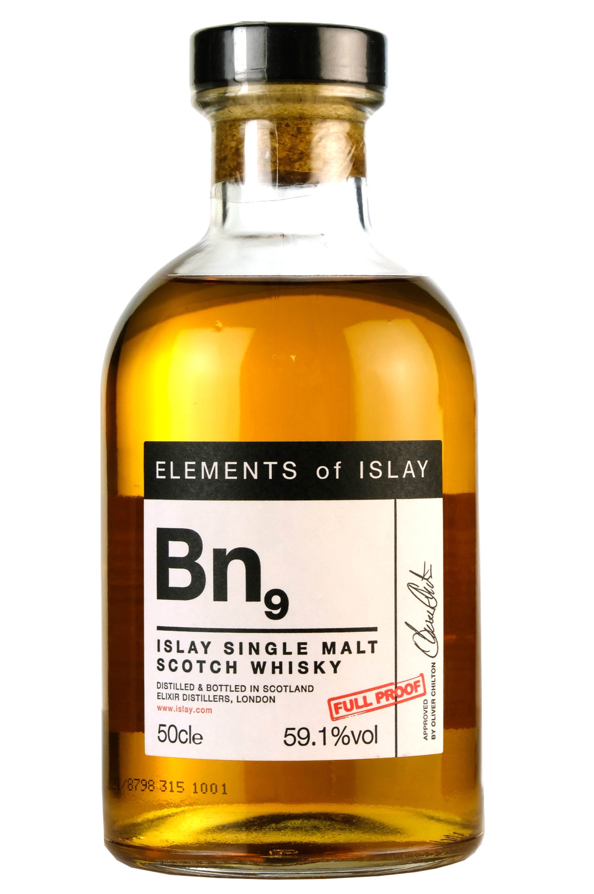 ウイスキー ELEMENTS of ISLAY Bn9 500ml Elements Of Islay Bn9 Full Proof Whisky - Whisky-Online Shop