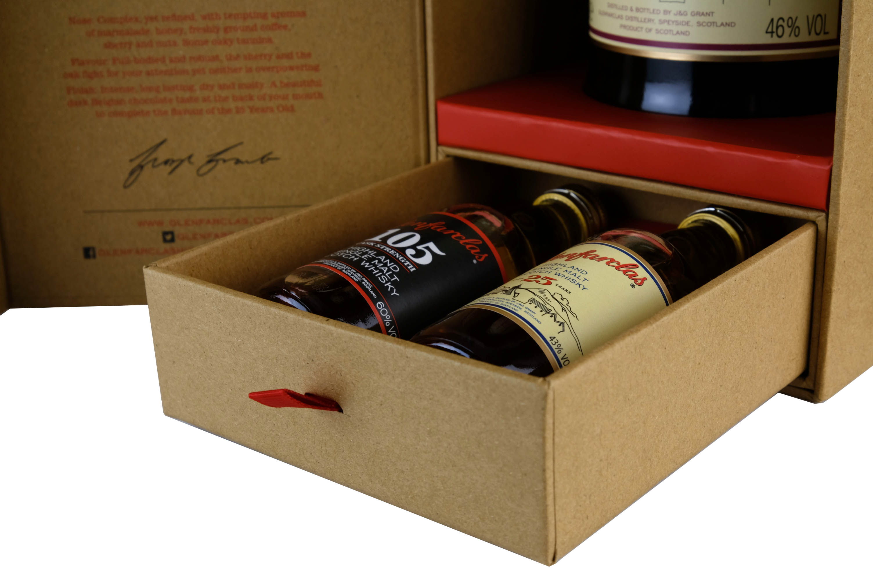 Glenfarclas 15 Year Old Gift Set + 2 Miniatures - Whisky-Online Shop