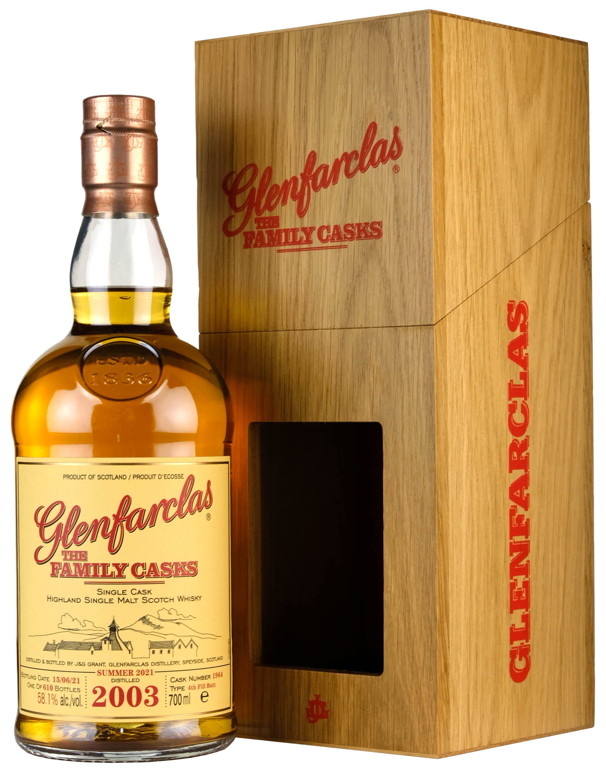 Glenfarclas 2003-2021 | 17 Year Old The Family Cask 1964