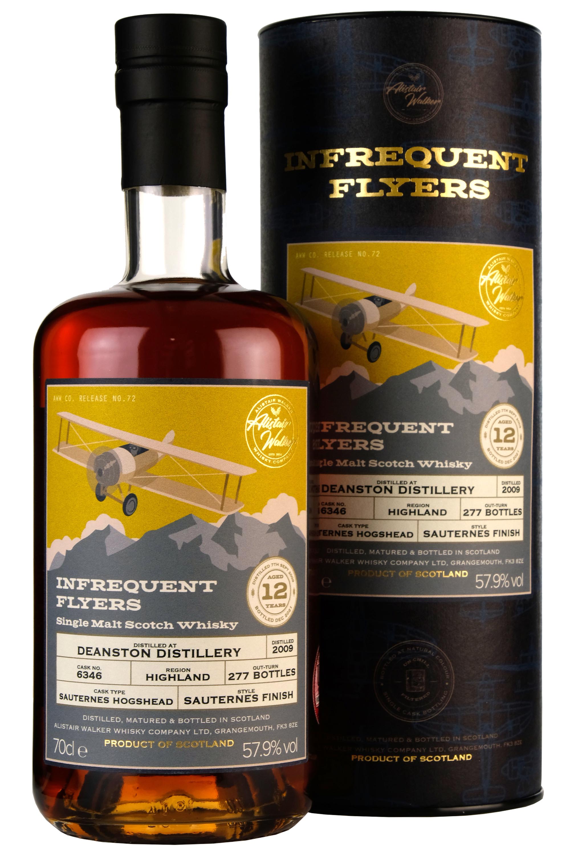 Deanston 2009-2022 | 12 Year Old Infrequent Flyers Cask 6346
