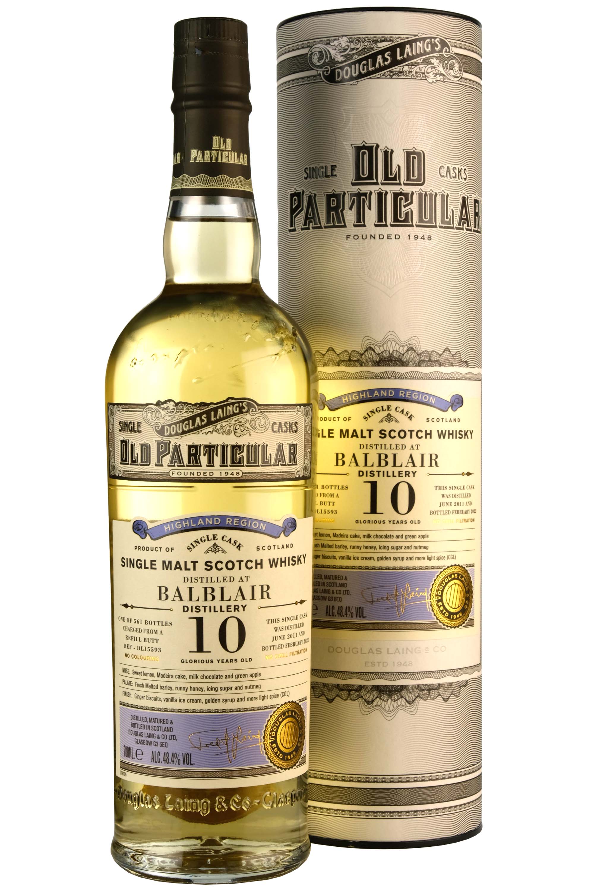 Balblair 2011-2022 | 10 Year Old | Old Particular | Single Cask DL15593